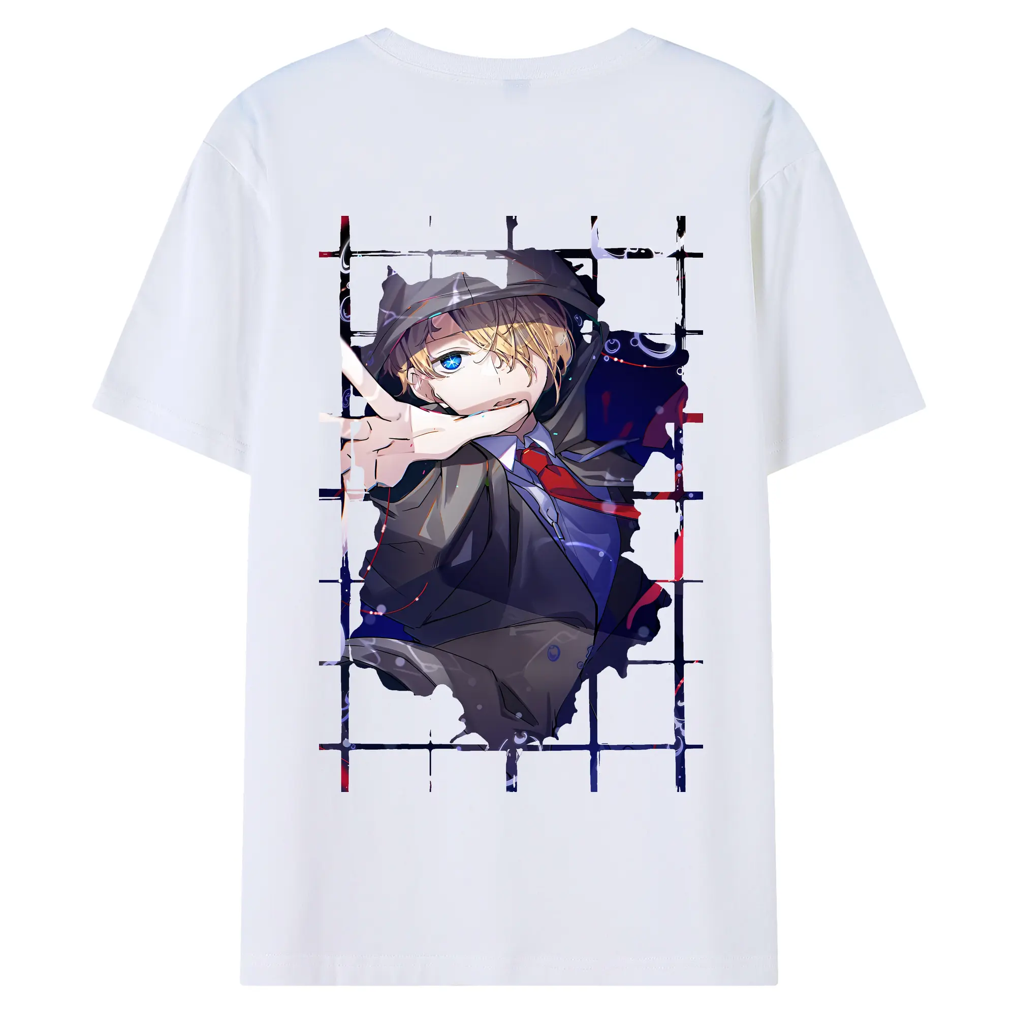 推しの子 グッズ,星野アクア - 綿100％ 半袖Tシャツ ・ バックプリント ・ 快適 通気性 ・ 日常使い 散歩 スポーツ用