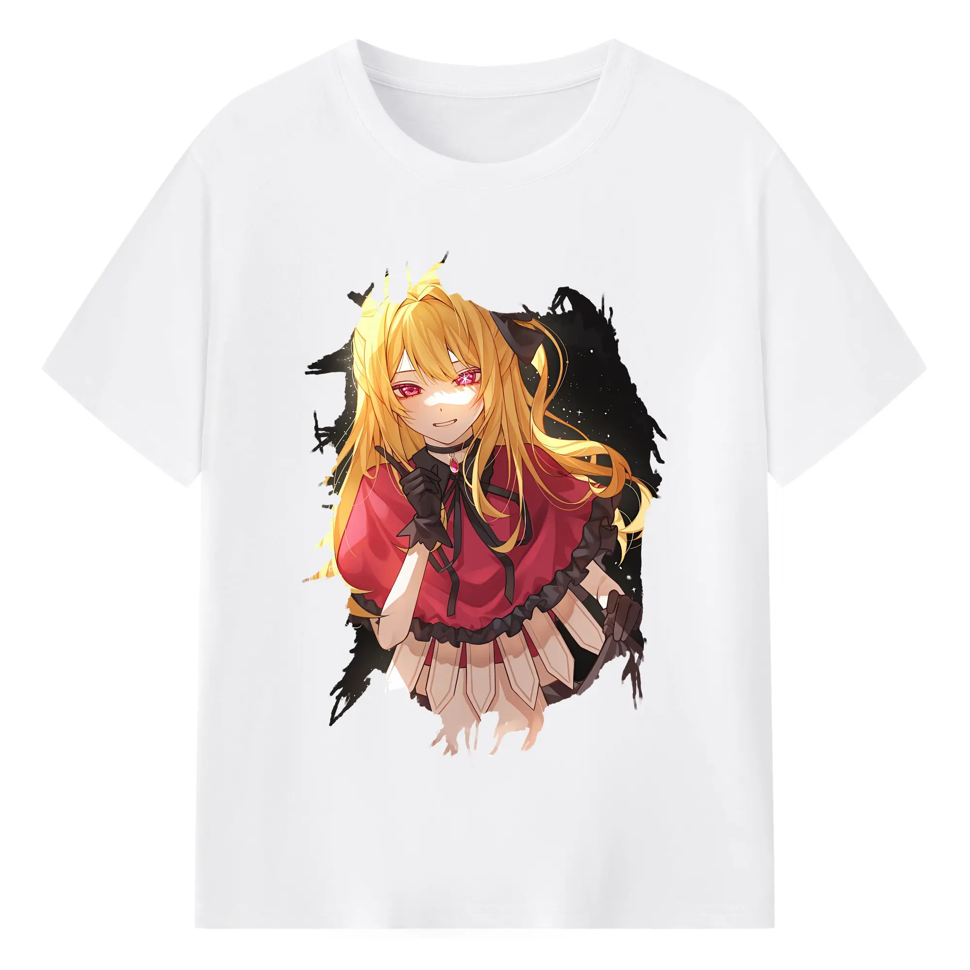推しの子 グッズ,星野ルビー - 綿100％ 半袖Tシャツ ・ フロントプリント ・ 快適 通気性 ・ 日常使い 散歩 スポーツ用