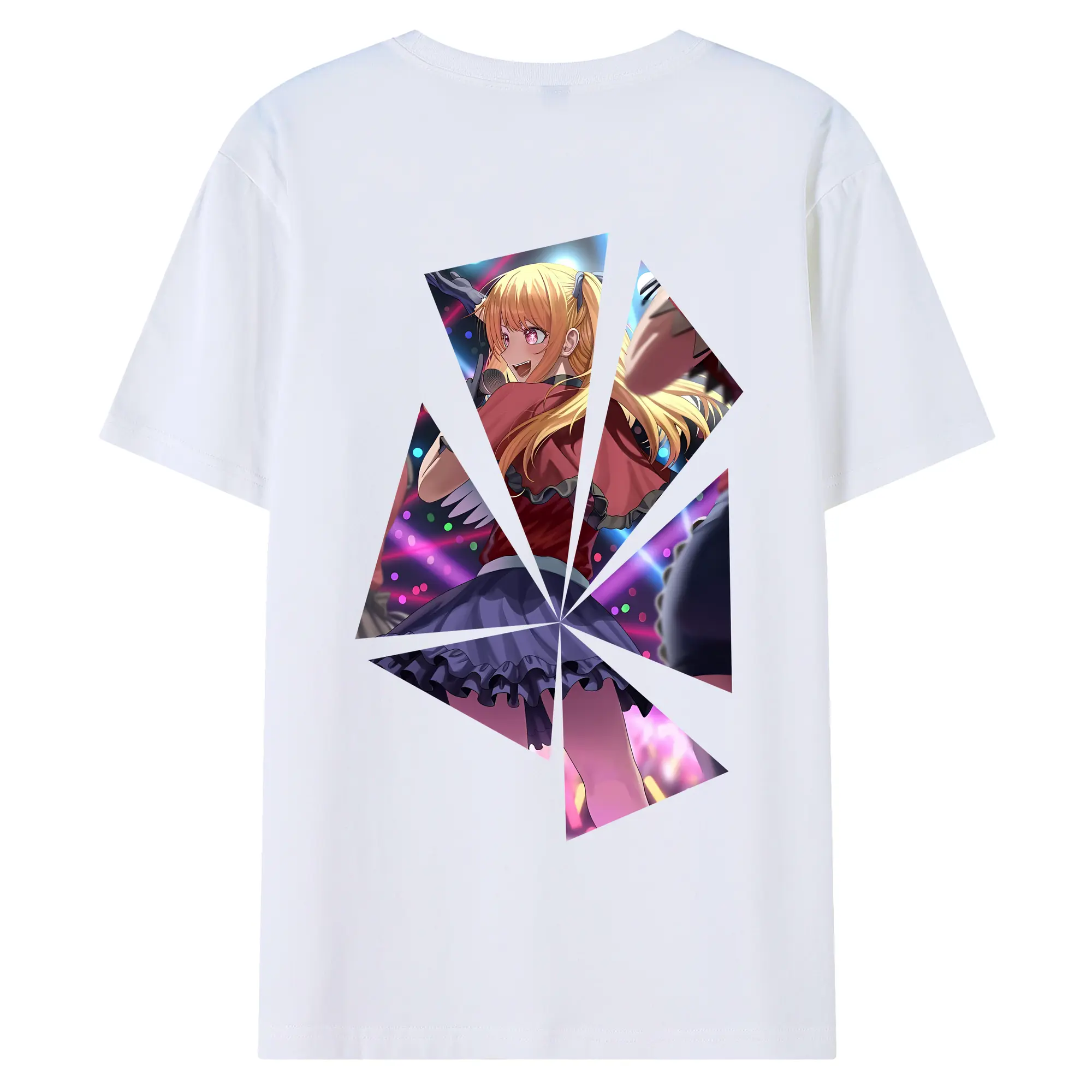 推しの子 グッズ,星野ルビー - 綿100％ 半袖Tシャツ ・ バックプリント ・ 快適 通気性 ・ 日常使い 散歩 スポーツ用