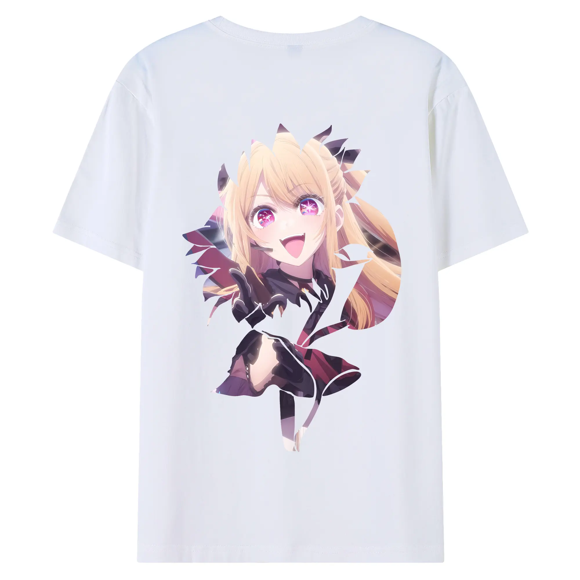 推しの子 グッズ,星野ルビー - 綿100％ 半袖Tシャツ ・ バックプリント ・ 快適 通気性 ・ 日常使い 散歩 スポーツ用