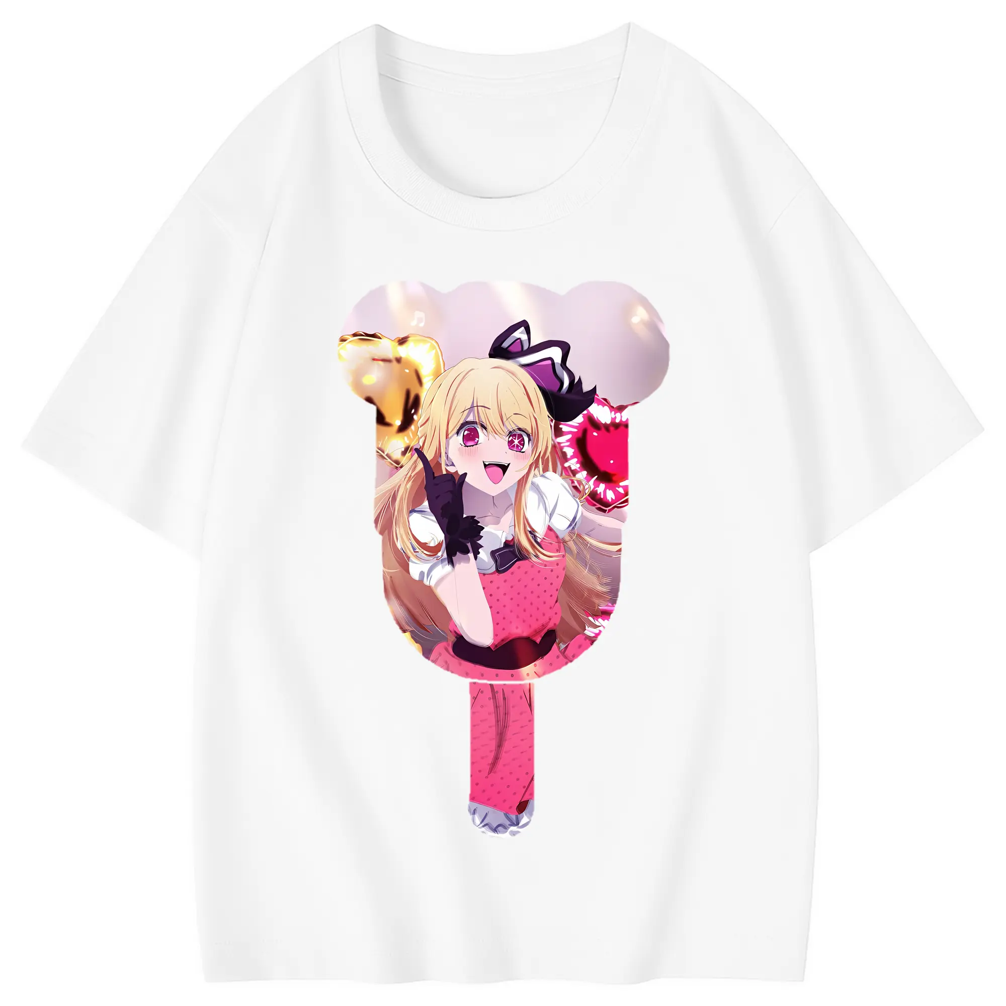 推しの子 グッズ,星野ルビー - 綿100％ キッズTシャツ ・ フロントプリント ・ 快適 通気性 ・ スポーツ カジュアル 散歩用