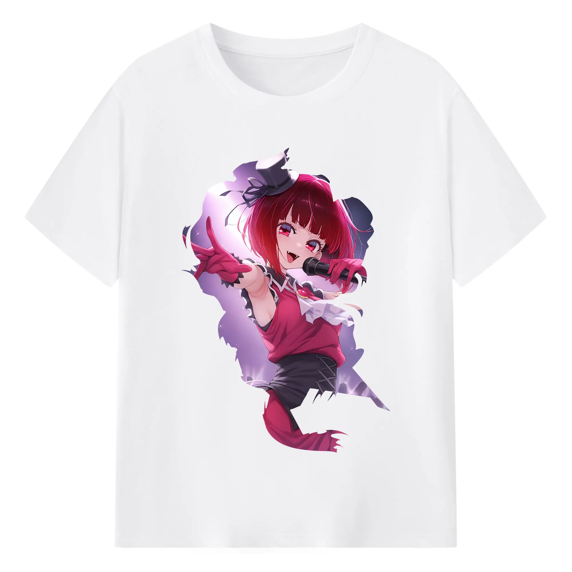 推しの子 グッズ,有馬かな - 綿100％ 半袖Tシャツ ・ フロントプリント ・ 快適 通気性 ・ 日常使い 散歩 スポーツ用