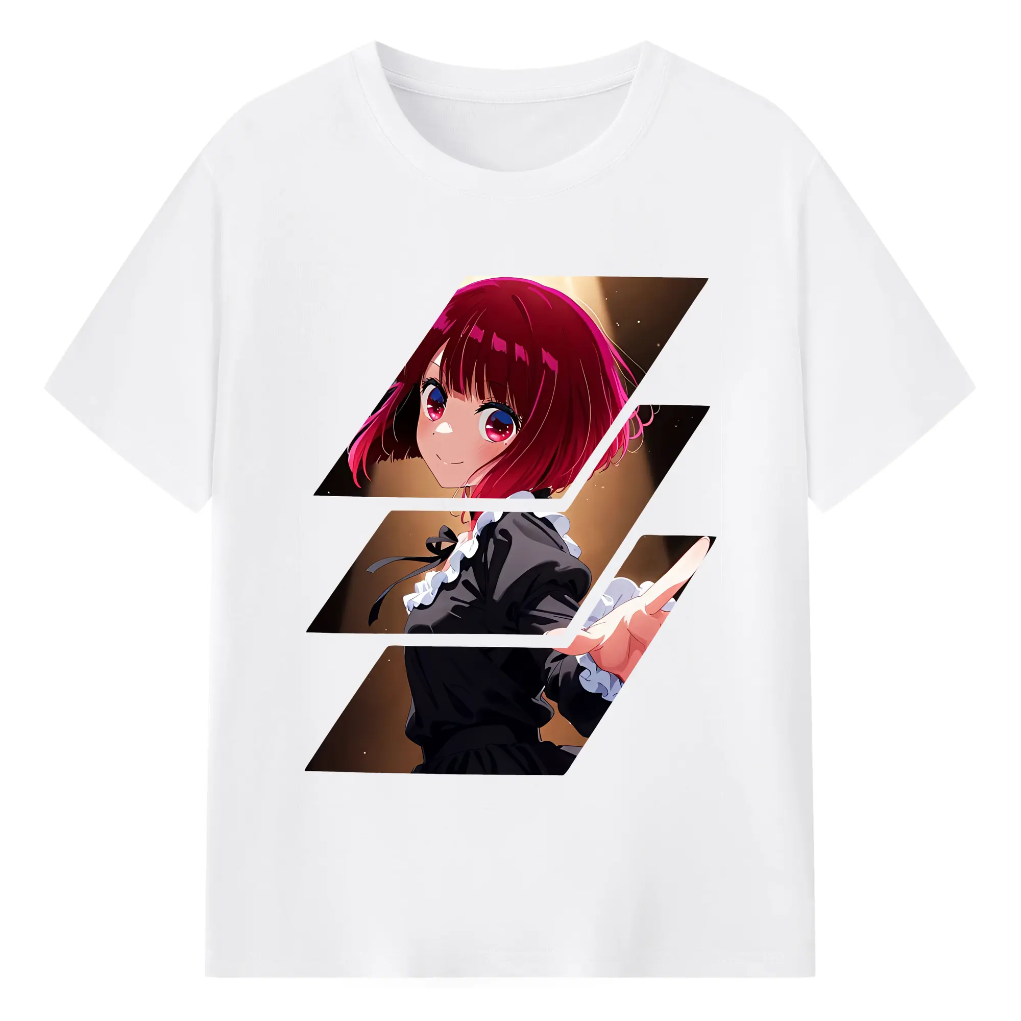 推しの子 グッズ,有馬かな - 綿100％ 半袖Tシャツ ・ フロントプリント ・ 快適 通気性 ・ 日常使い 散歩 スポーツ用