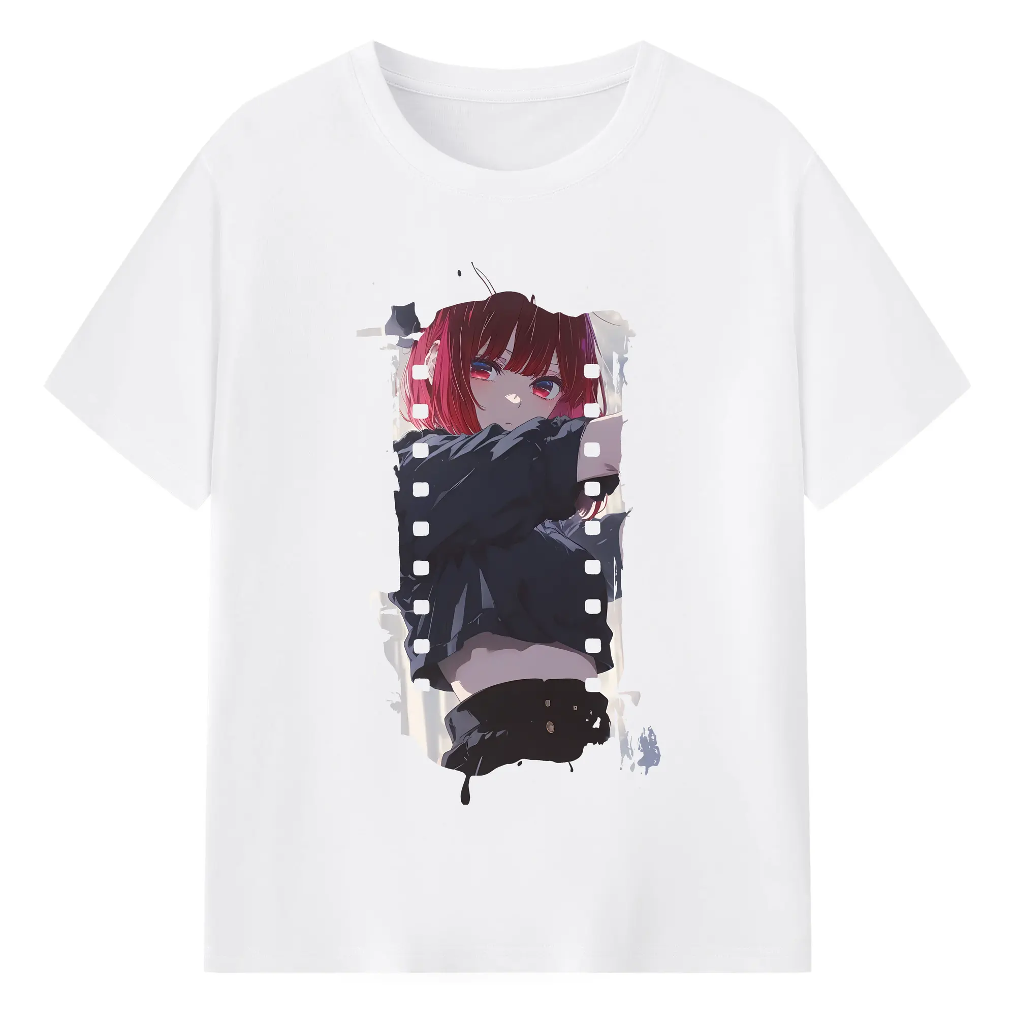 推しの子 グッズ,有馬かな - 綿100％ 半袖Tシャツ ・ フロントプリント ・ 快適 通気性 ・ 日常使い 散歩 スポーツ用