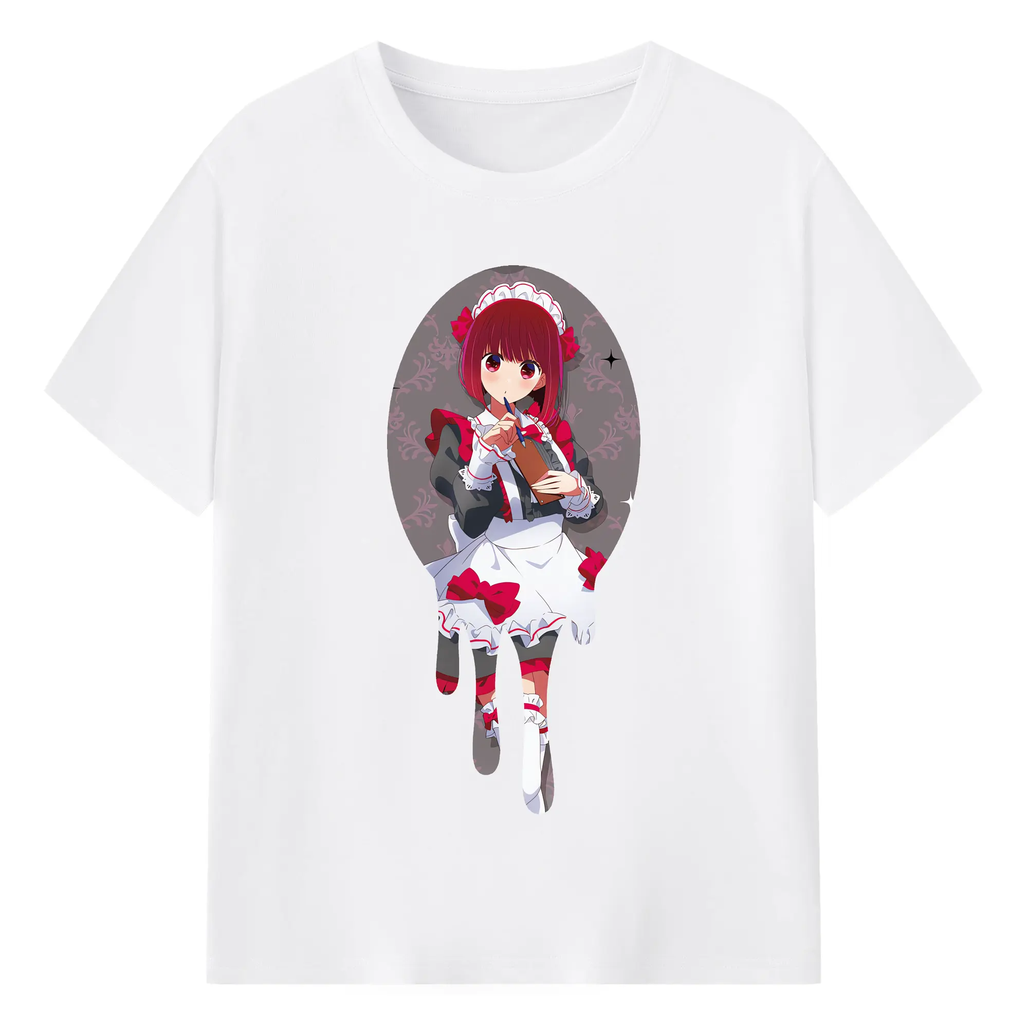 推しの子 グッズ,有馬かな - 綿100％ 半袖Tシャツ ・ フロントプリント ・ 快適 通気性 ・ 日常使い 散歩 スポーツ用