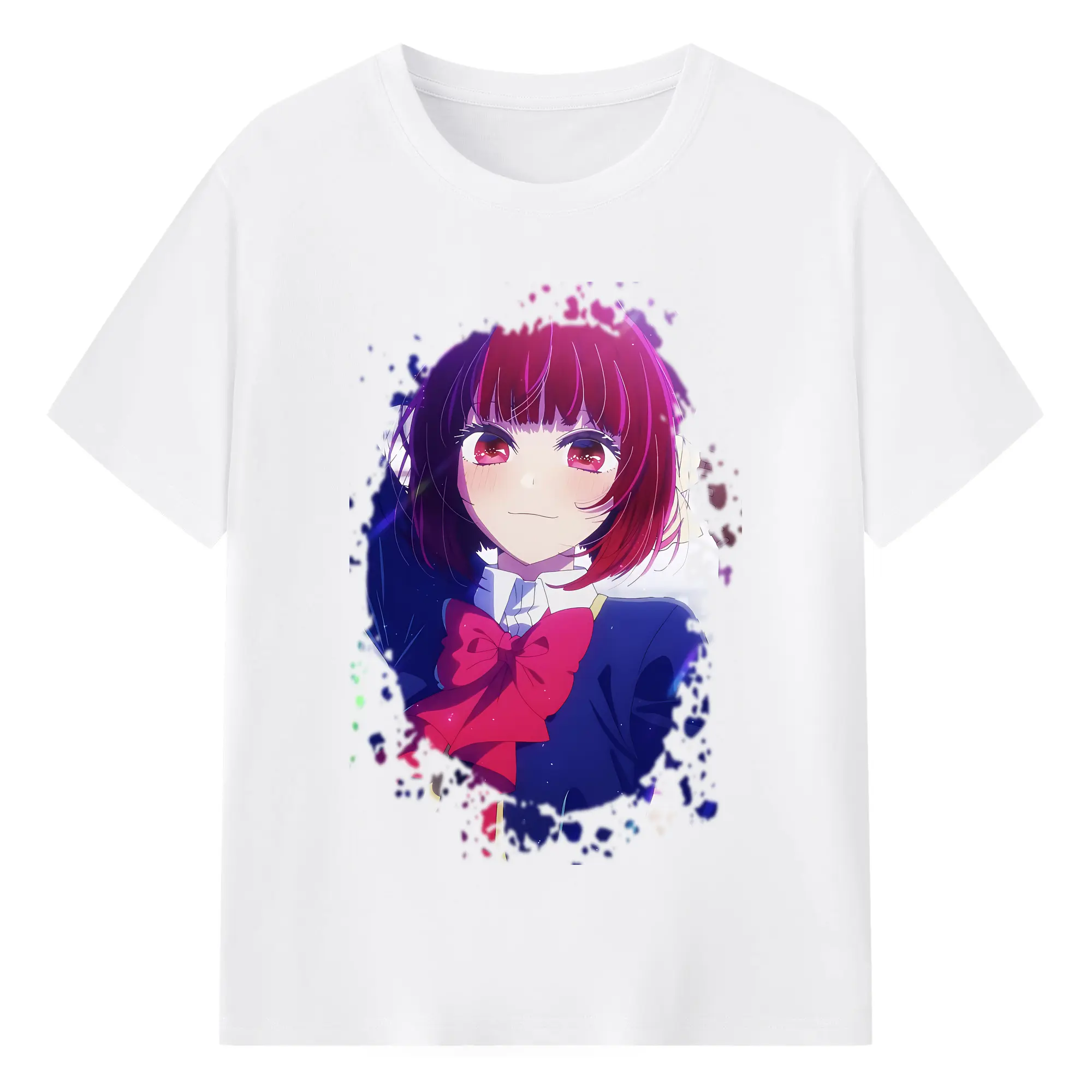 推しの子 グッズ,有馬かな - 綿100％ 半袖Tシャツ ・ フロントプリント ・ 快適 通気性 ・ 日常使い 散歩 スポーツ用