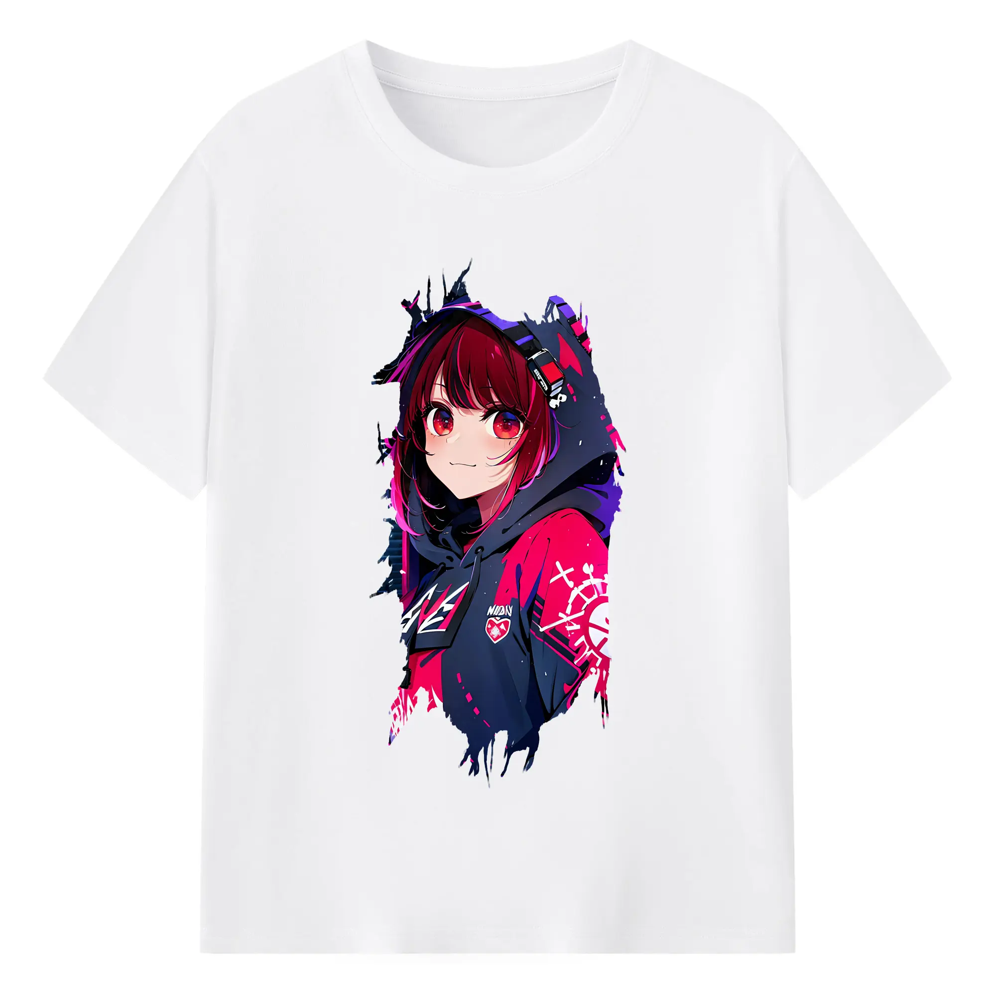 推しの子 グッズ,有馬かな - 綿100％ 半袖Tシャツ ・ フロントプリント ・ 快適 通気性 ・ 日常使い 散歩 スポーツ用