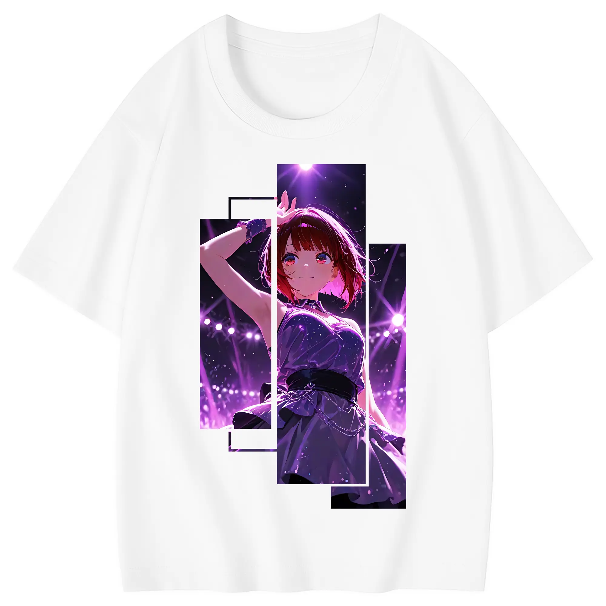 推しの子 グッズ,有馬かな - 綿100％ キッズTシャツ ・ フロントプリント ・ 快適 通気性 ・ スポーツ カジュアル 散歩用