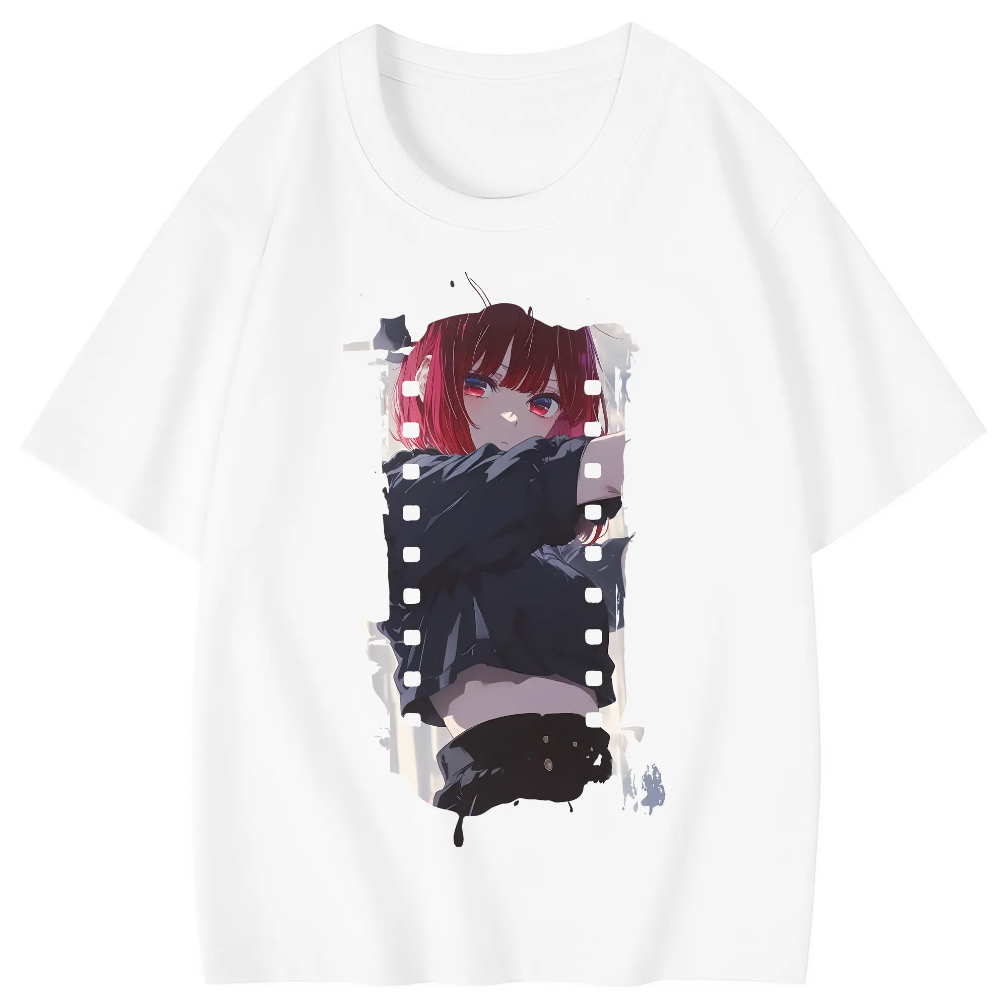 推しの子 グッズ,有馬かな - 綿100％ キッズTシャツ ・ フロントプリント ・ 快適 通気性 ・ スポーツ カジュアル 散歩用