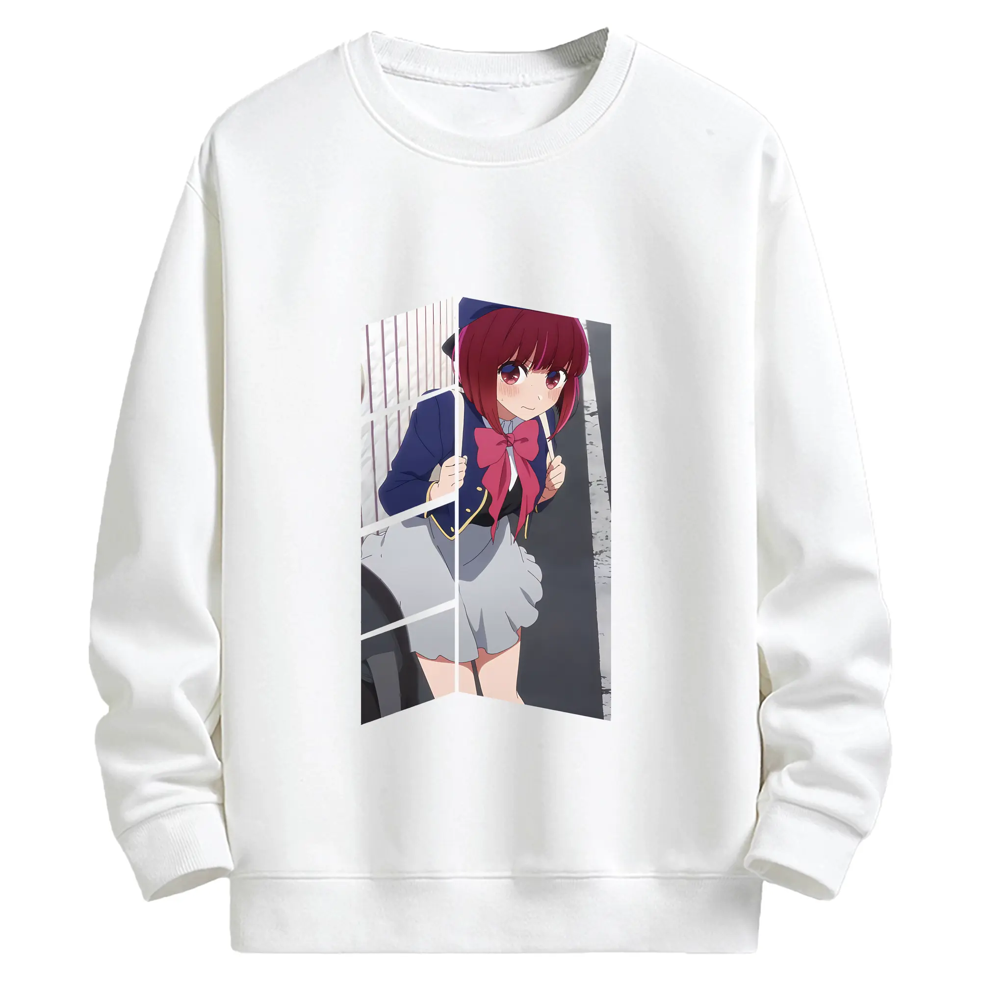 推しの子 グッズ,有馬かな - キッズ クルーネックスウェットシャツ ・ フロントプリント ・ 綿80％ ポリエステル20％ ・ 快適 通学 スポーツ 日常使い お散歩用