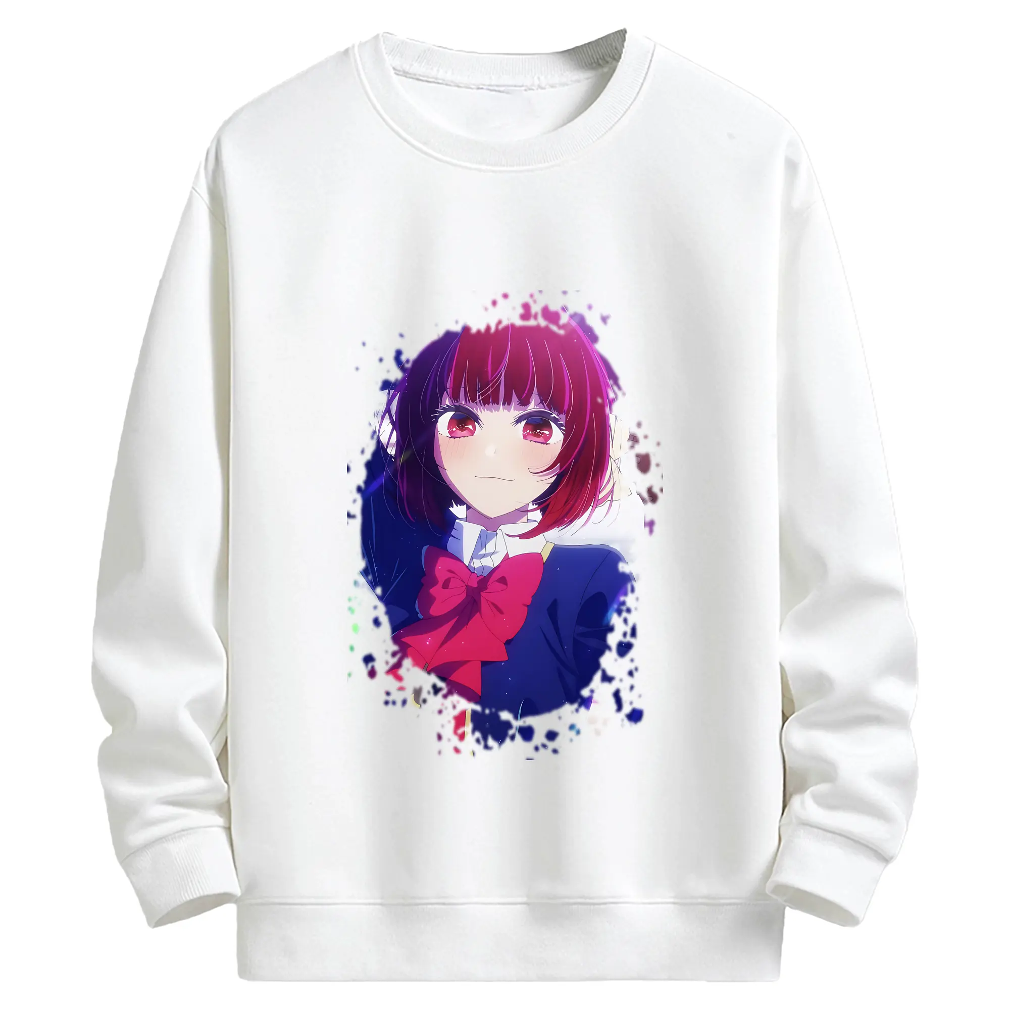 推しの子 グッズ,有馬かな - キッズ クルーネックスウェットシャツ ・ フロントプリント ・ 綿80％ ポリエステル20％ ・ 快適 通学 スポーツ 日常使い お散歩用