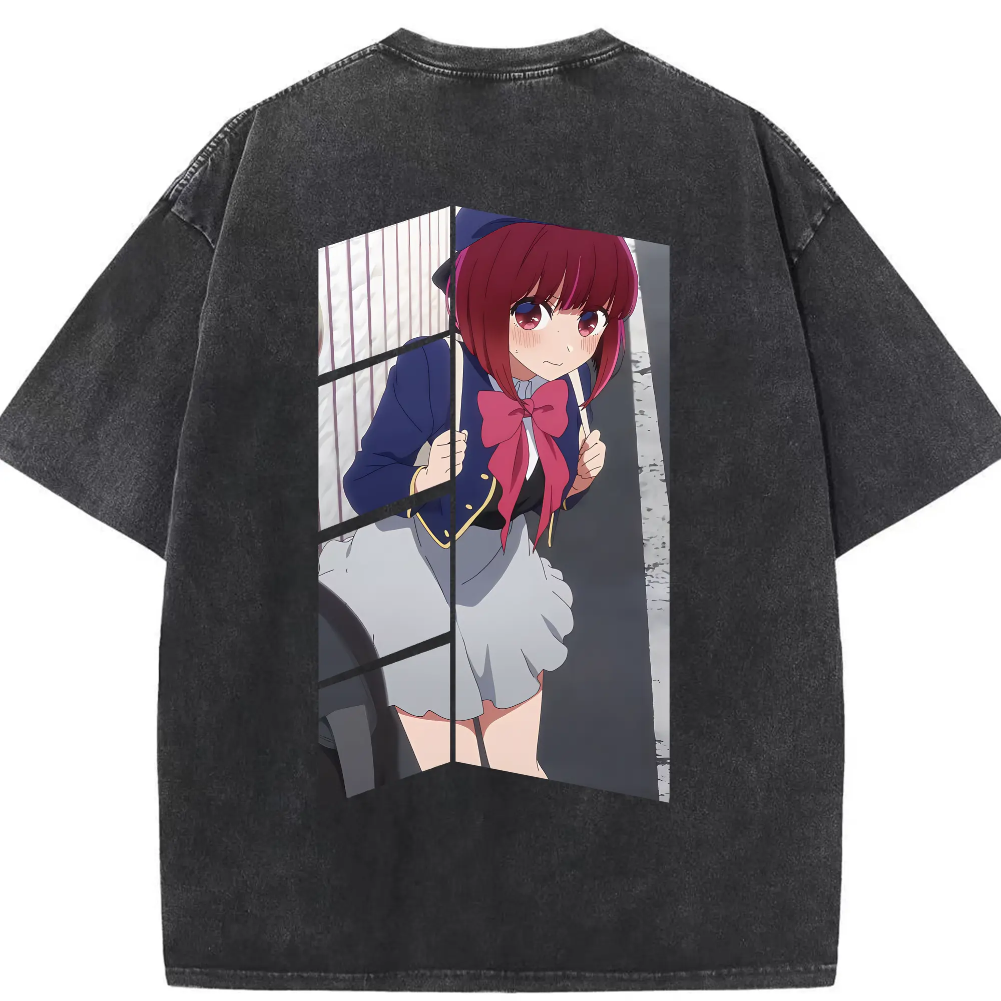 推しの子 グッズ,有馬かな - 綿100％ ヴィンテージ風 半袖Tシャツ ・ 背面プリント ・ 柔らか肌触り ・ 通気性 快適 ・ スポーツ カジュアル 外出用