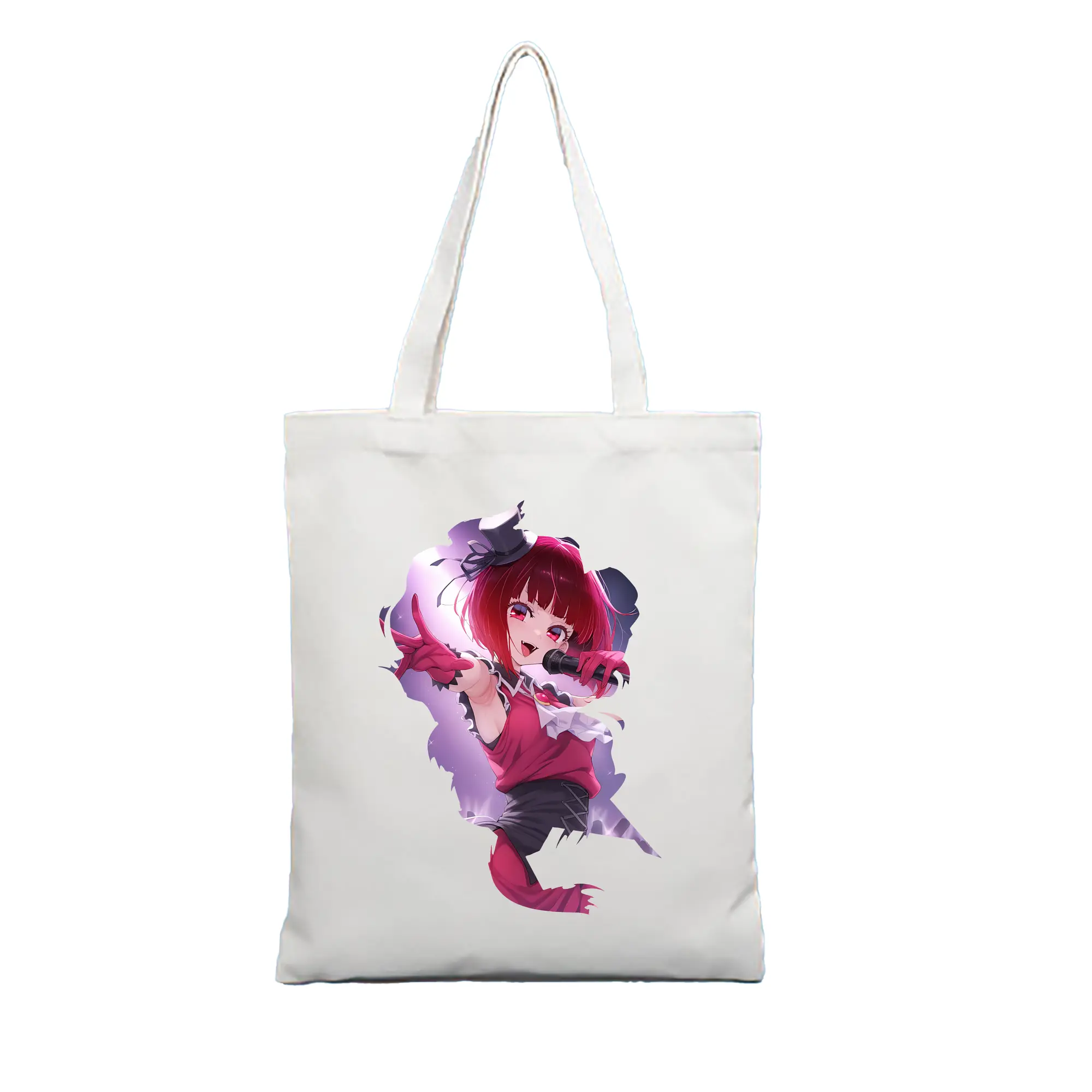 推しの子 グッズ,有馬かな - 縦型キャンバス手提げバッグ（トートバッグ） ・ キャンバス素材 ・ ショッピング用 ・ 軽量 丈夫 お手入れ簡単