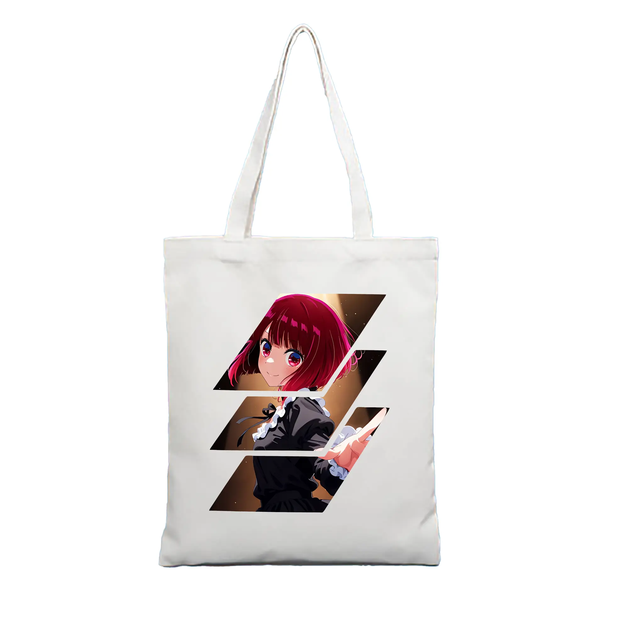 推しの子 グッズ,有馬かな - 縦型キャンバス手提げバッグ（トートバッグ） ・ キャンバス素材 ・ ショッピング用 ・ 軽量 丈夫 お手入れ簡単