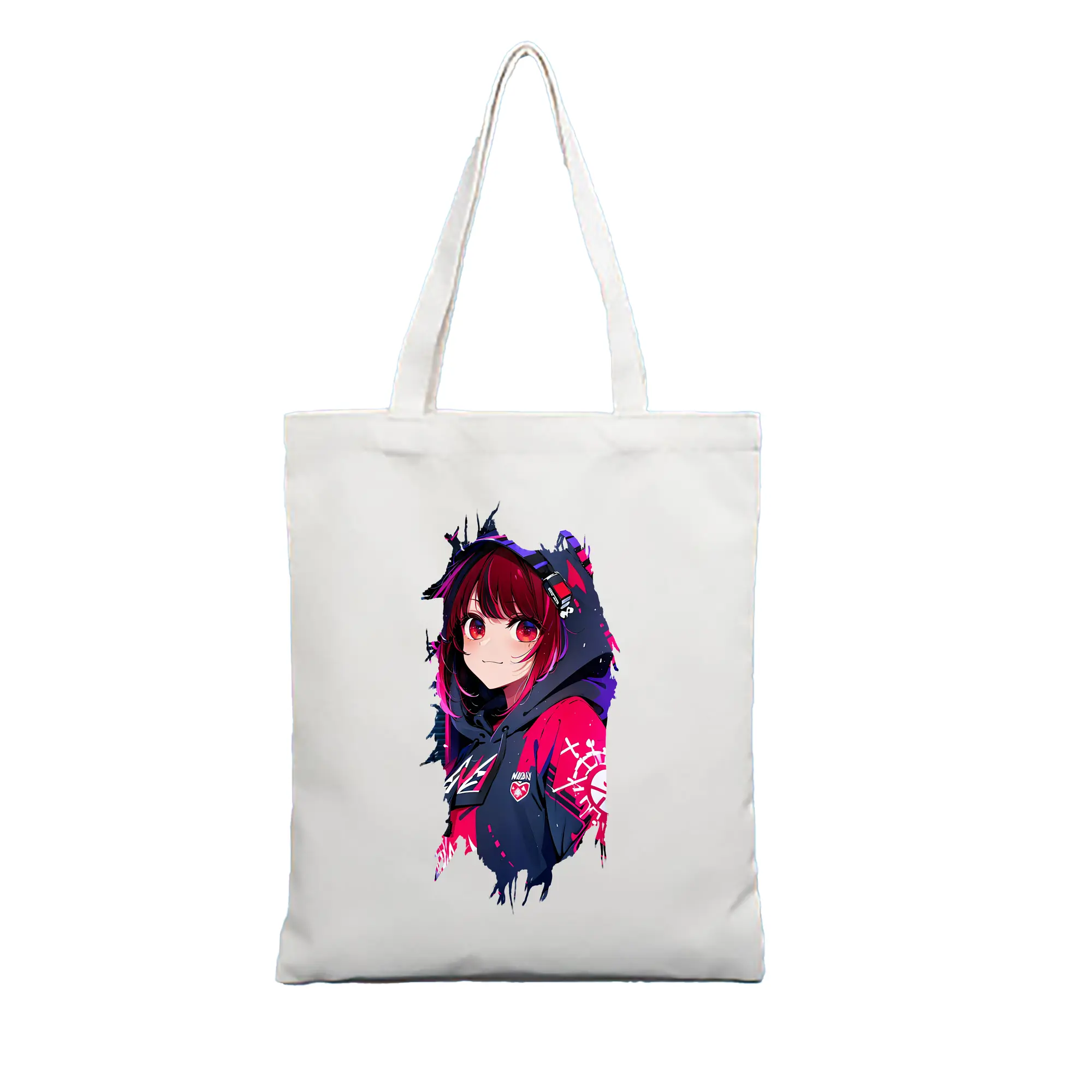 推しの子 グッズ,有馬かな - 縦型キャンバス手提げバッグ（トートバッグ） ・ キャンバス素材 ・ ショッピング用 ・ 軽量 丈夫 お手入れ簡単