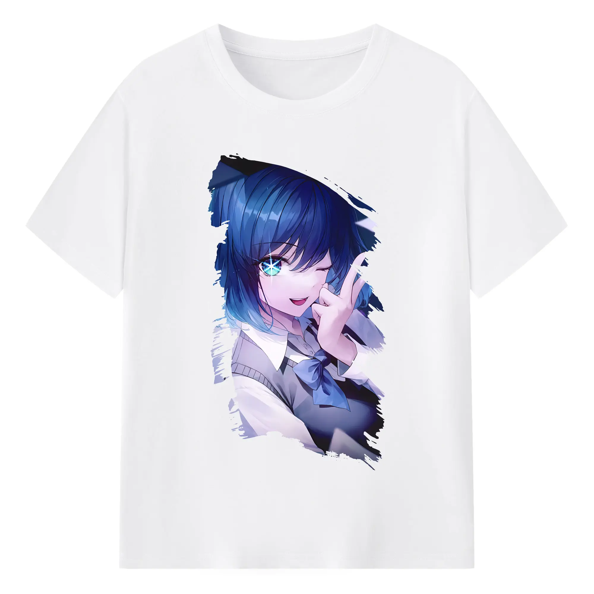 推しの子 グッズ,黒川あかね - 綿100％ 半袖Tシャツ ・ フロントプリント ・ 快適 通気性 ・ 日常使い 散歩 スポーツ用