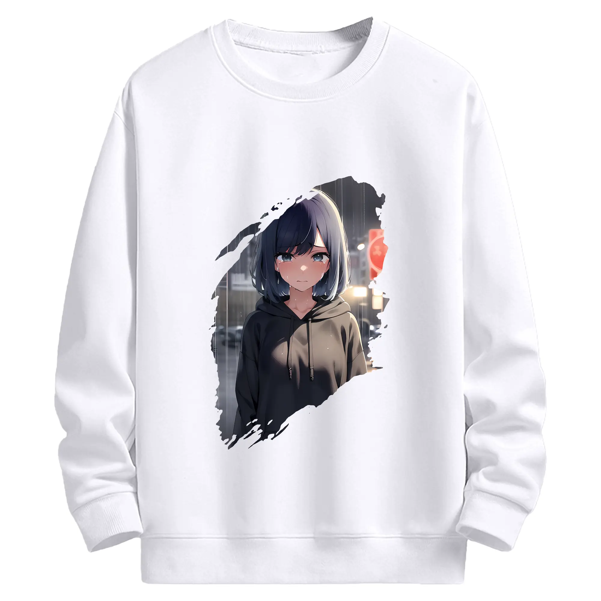 推しの子 グッズ,黒川あかね - 高品質 クルーネック スウェット ・ コットン59％ ポリエステル41％ ・ ユニセックス 長袖 トレーナー ・ カジュアル デイリー スポーツ 散歩用