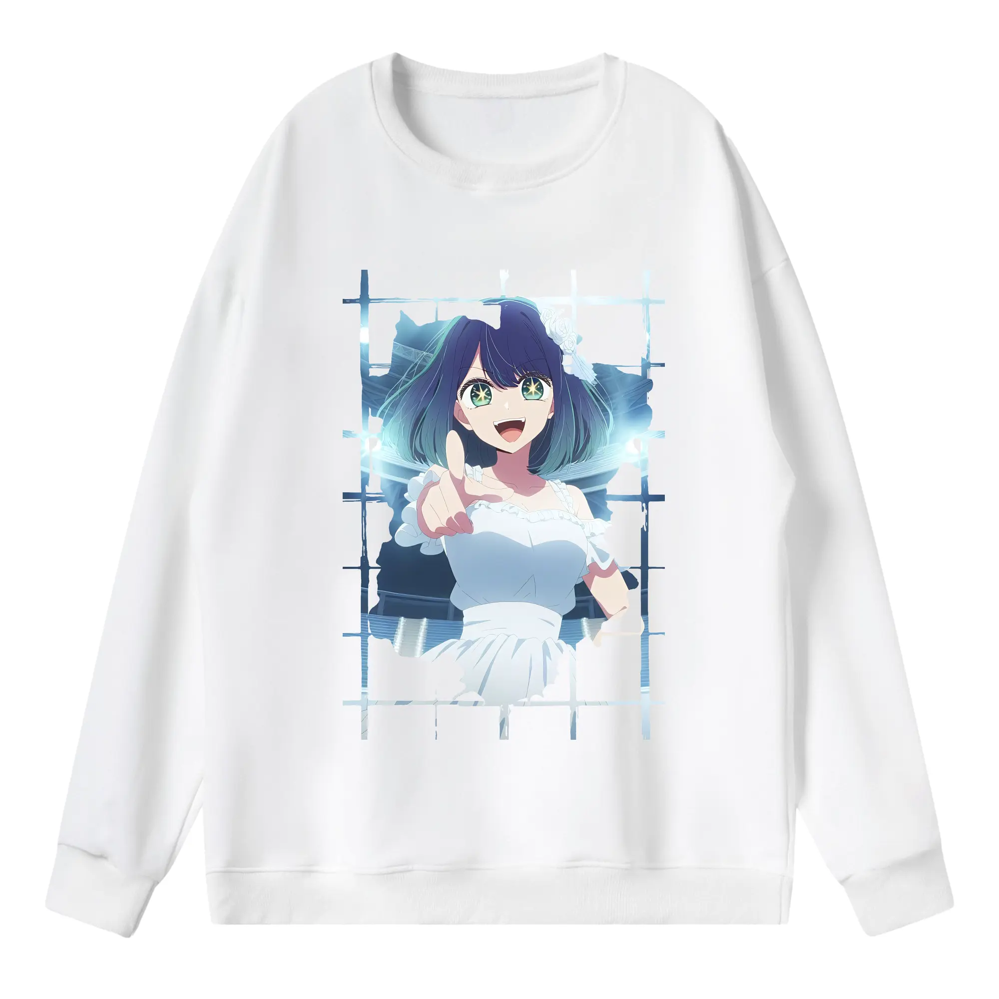 推しの子 グッズ,黒川あかね - 薄手 クルーネック スウェット 裏毛260g · ポリエステル 春秋向け カジュアル 男女兼用 · トレーナー デイリー スポーツ 散歩に最適