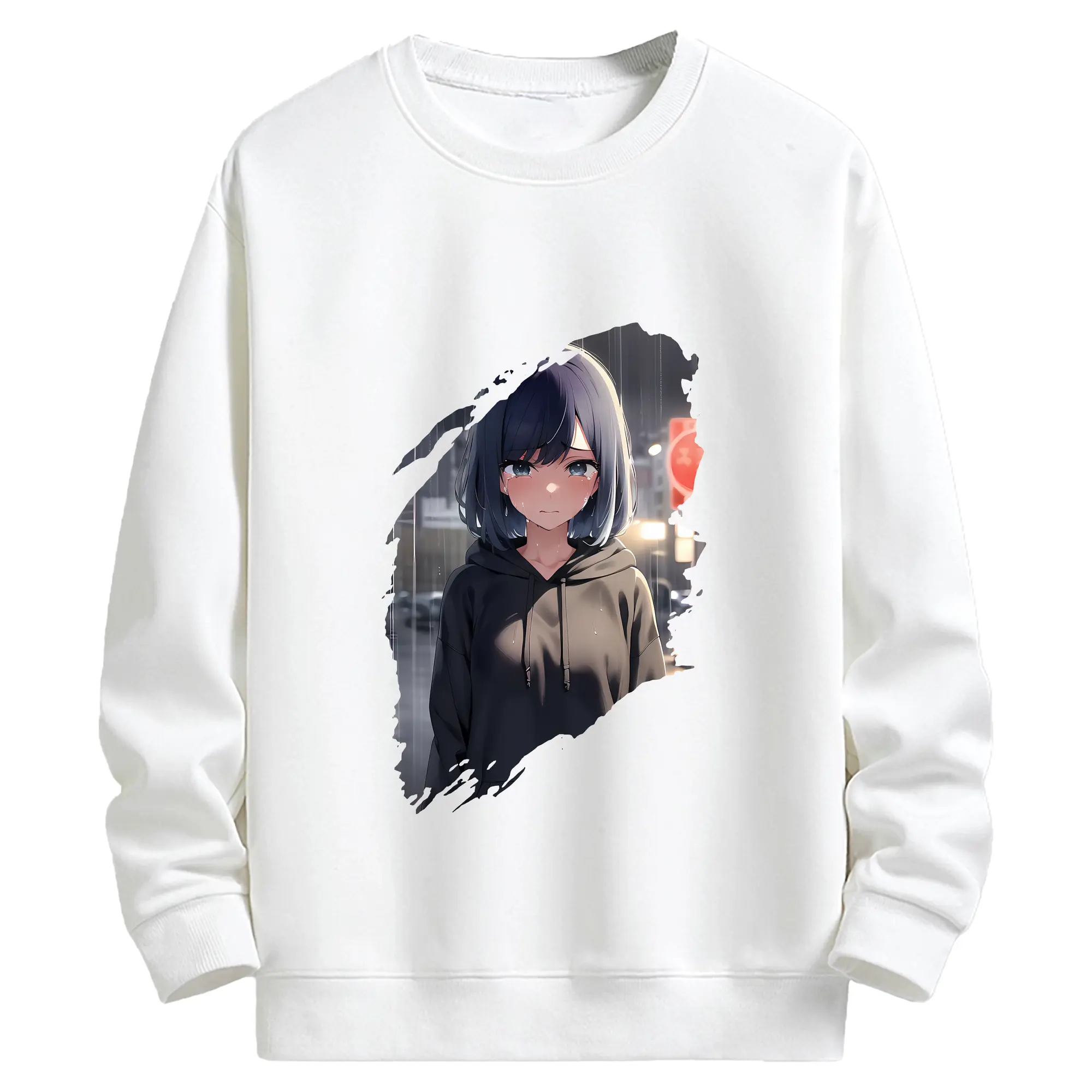 推しの子 グッズ,黒川あかね - キッズ クルーネックスウェットシャツ ・ フロントプリント ・ 綿80％ ポリエステル20％ ・ 快適 通学 スポーツ 日常使い お散歩用