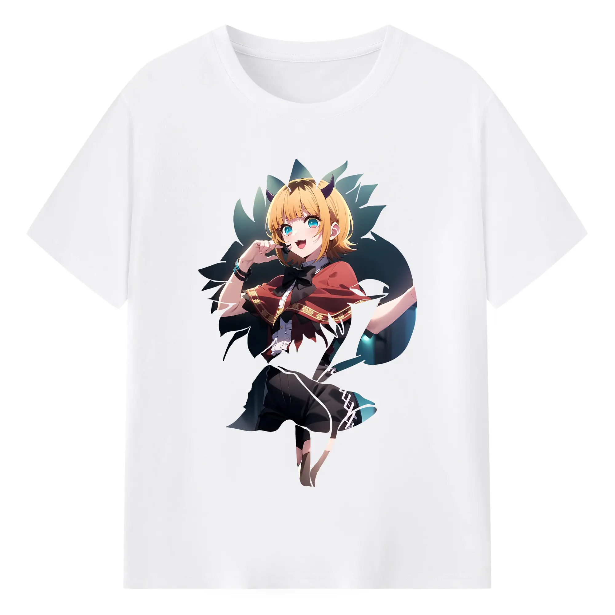 推しの子 グッズ,MEMちょ - 綿100％ 半袖Tシャツ ・ フロントプリント ・ 快適 通気性 ・ 日常使い 散歩 スポーツ用