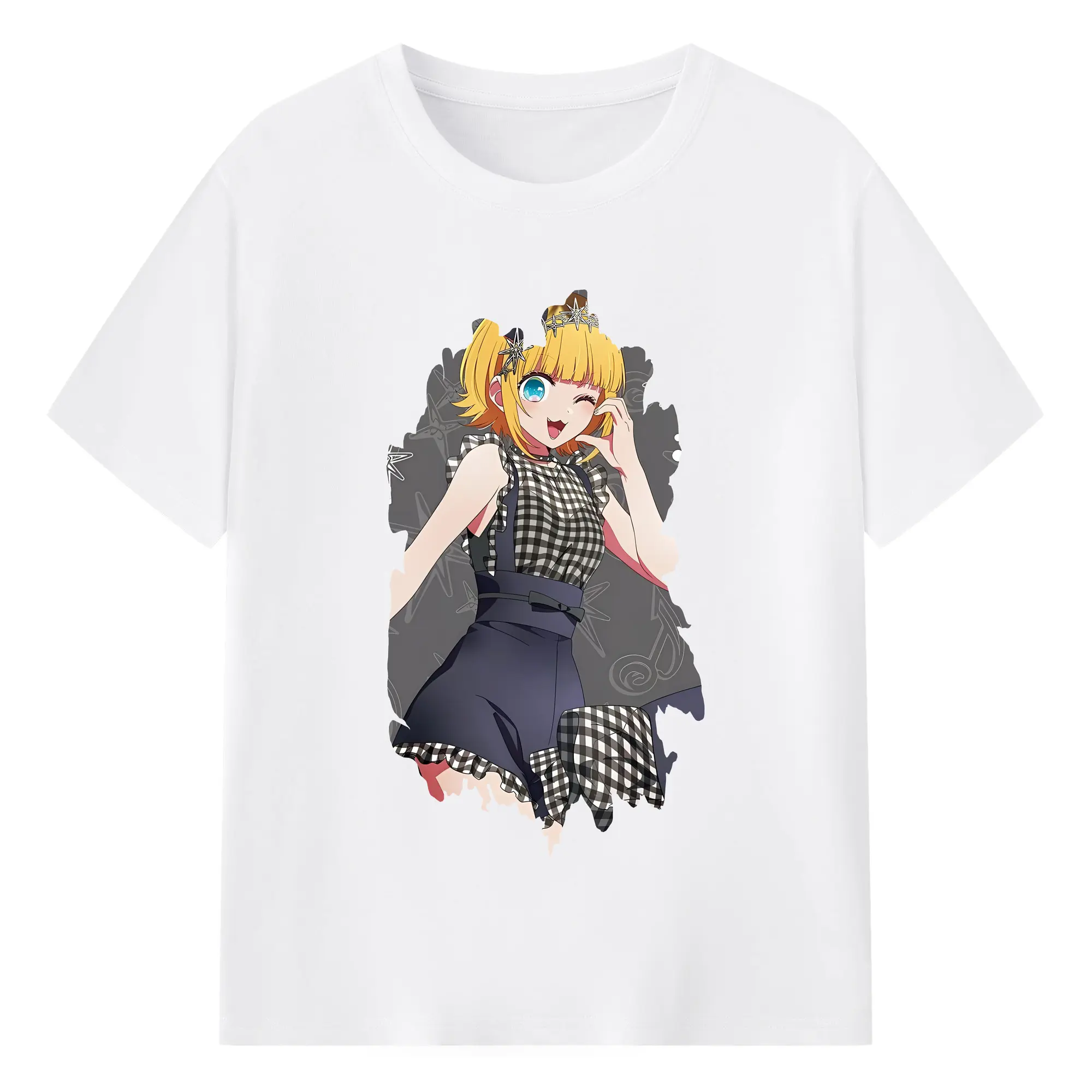 推しの子 グッズ,MEMちょ - 綿100％ 半袖Tシャツ ・ フロントプリント ・ 快適 通気性 ・ 日常使い 散歩 スポーツ用