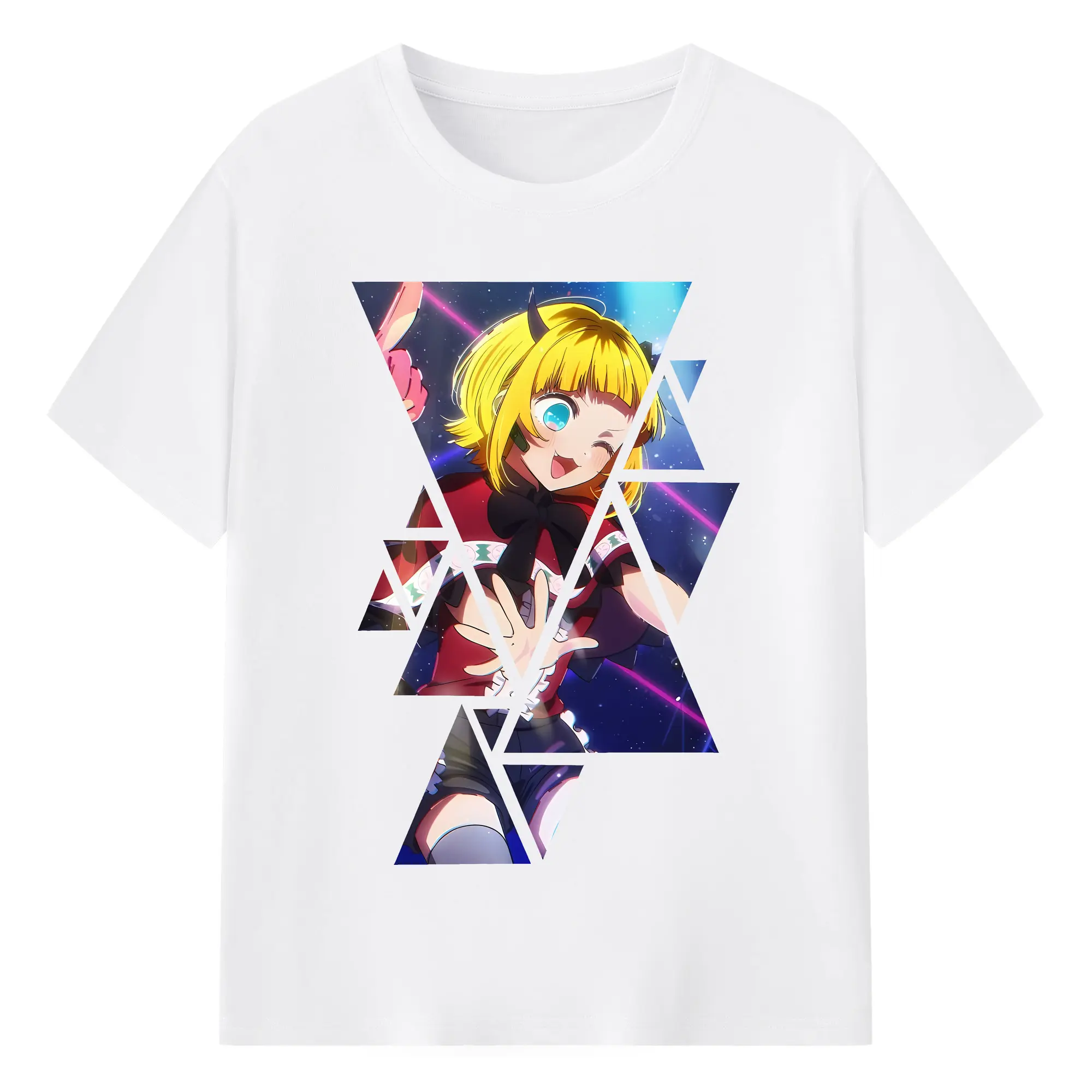 推しの子 グッズ,MEMちょ - 綿100％ 半袖Tシャツ ・ フロントプリント ・ 快適 通気性 ・ 日常使い 散歩 スポーツ用