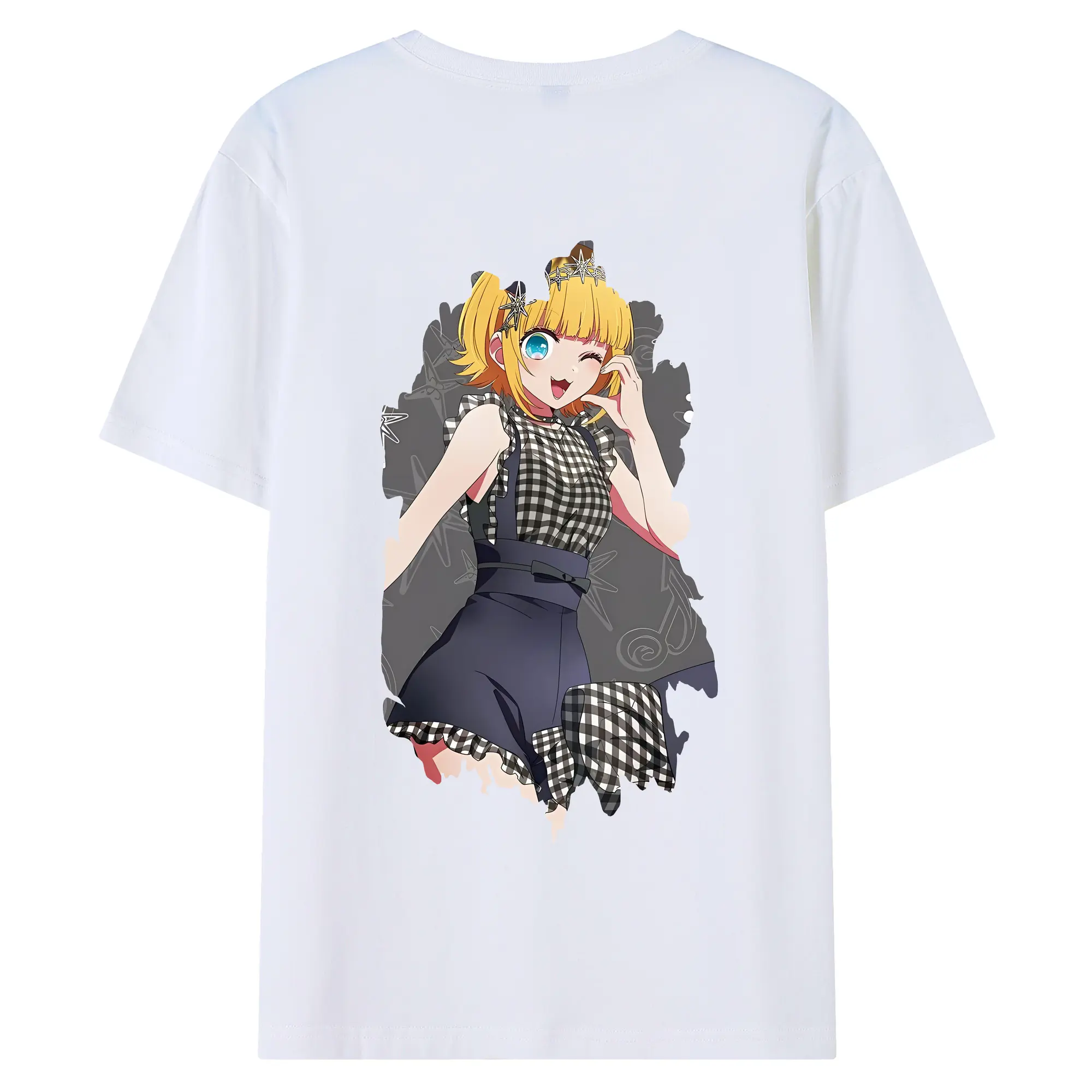 推しの子 グッズ,MEMちょ - 綿100％ 半袖Tシャツ ・ バックプリント ・ 快適 通気性 ・ 日常使い 散歩 スポーツ用