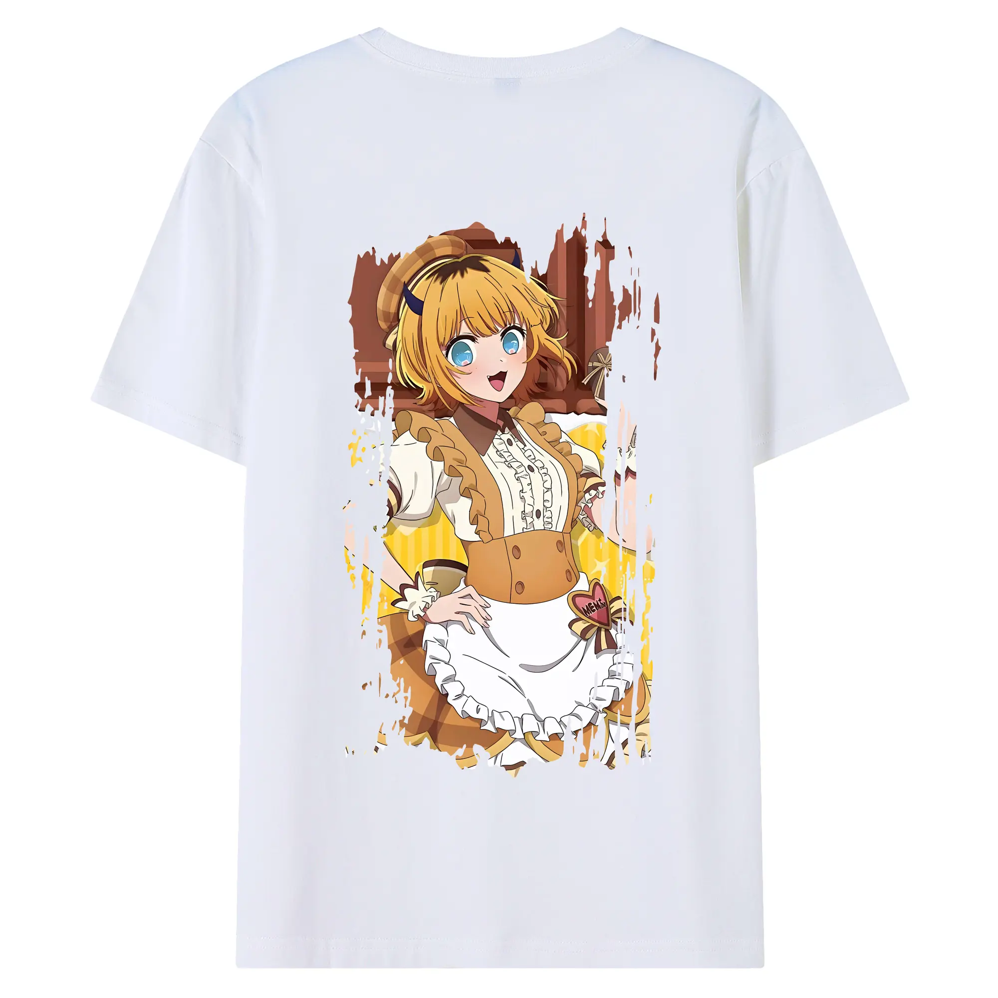 推しの子 グッズ,MEMちょ - 綿100％ 半袖Tシャツ ・ バックプリント ・ 快適 通気性 ・ 日常使い 散歩 スポーツ用