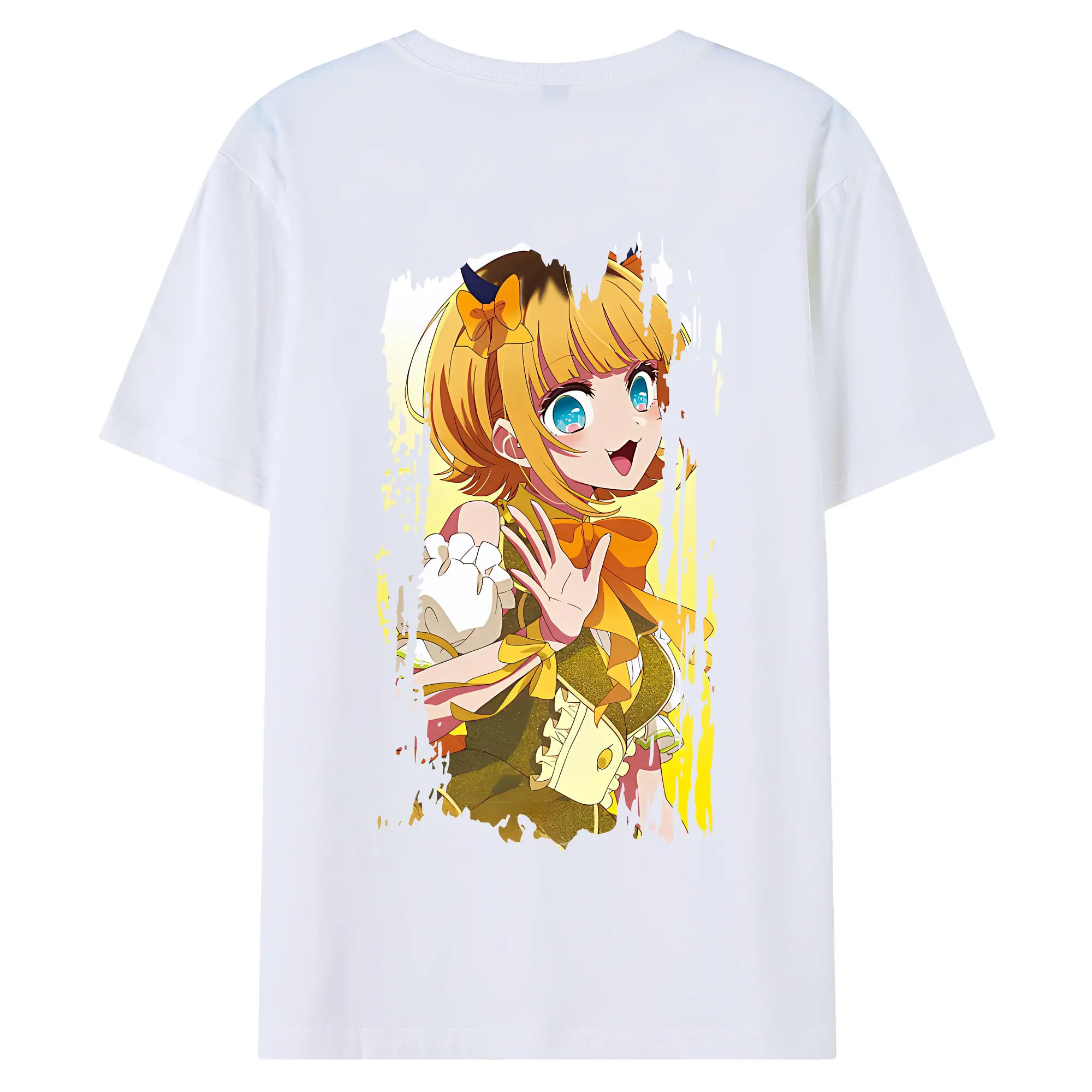 推しの子 グッズ,MEMちょ - 綿100％ 半袖Tシャツ ・ バックプリント ・ 快適 通気性 ・ 日常使い 散歩 スポーツ用