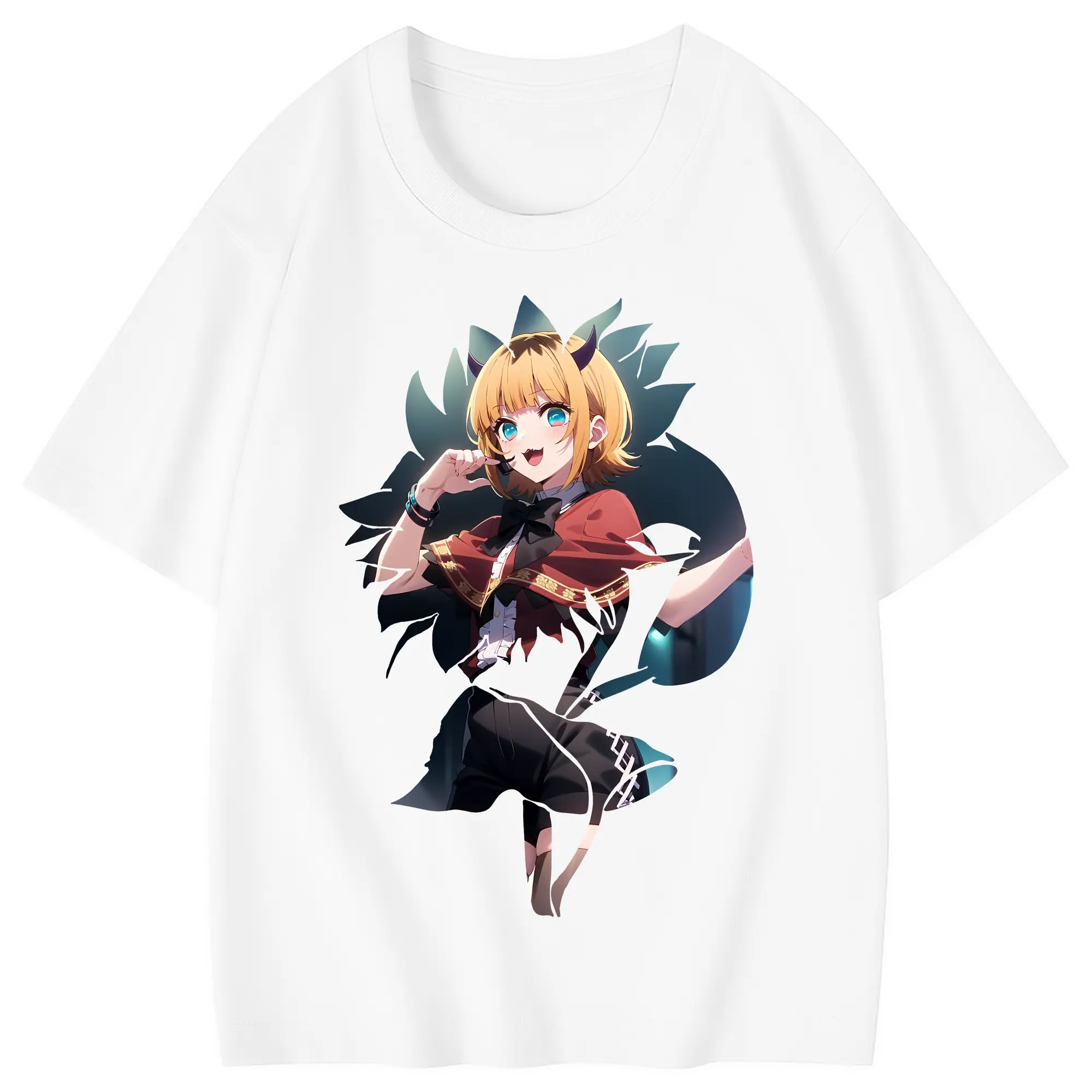 推しの子 グッズ,MEMちょ - 綿100％ キッズTシャツ ・ フロントプリント ・ 快適 通気性 ・ スポーツ カジュアル 散歩用