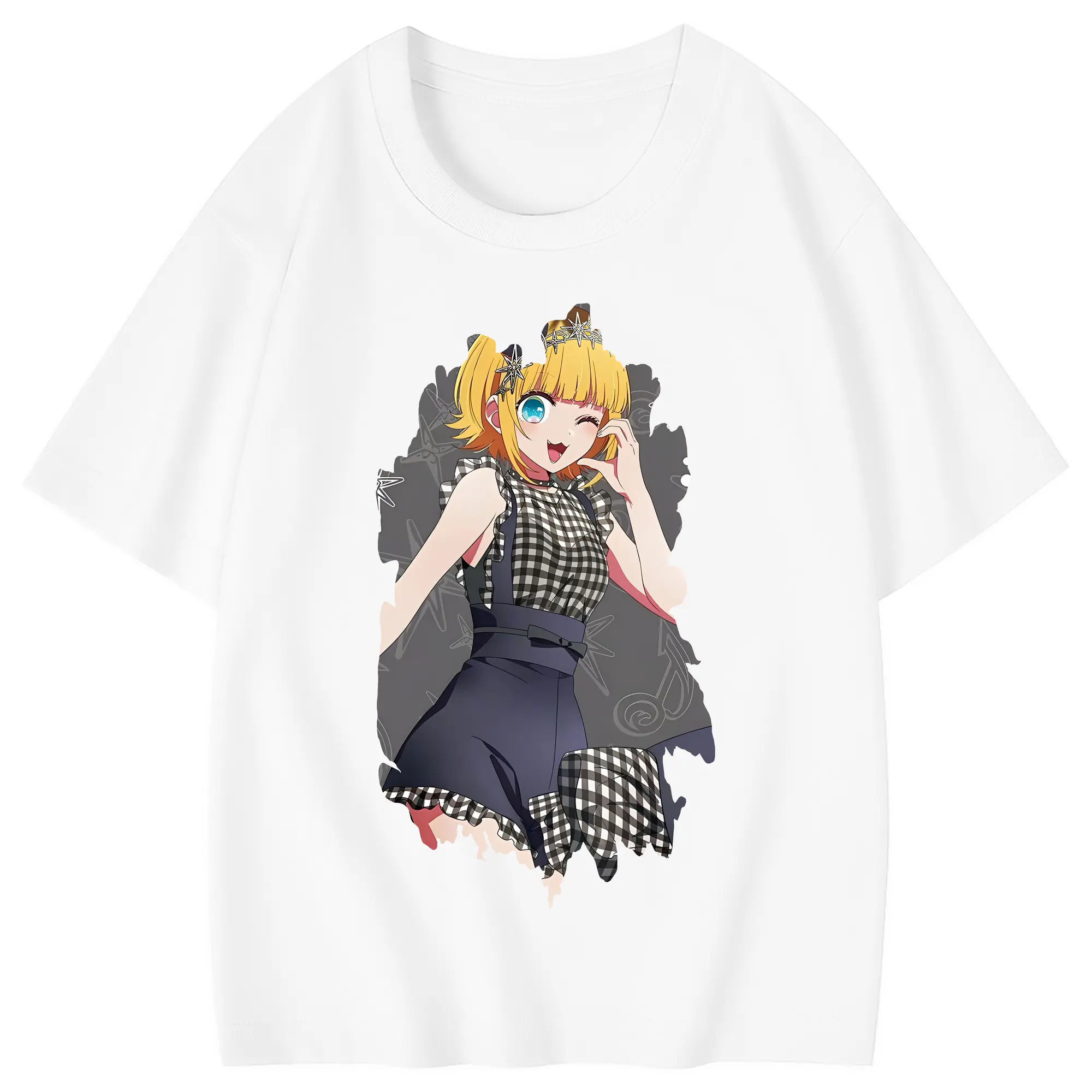 推しの子 グッズ,MEMちょ - 綿100％ キッズTシャツ ・ フロントプリント ・ 快適 通気性 ・ スポーツ カジュアル 散歩用