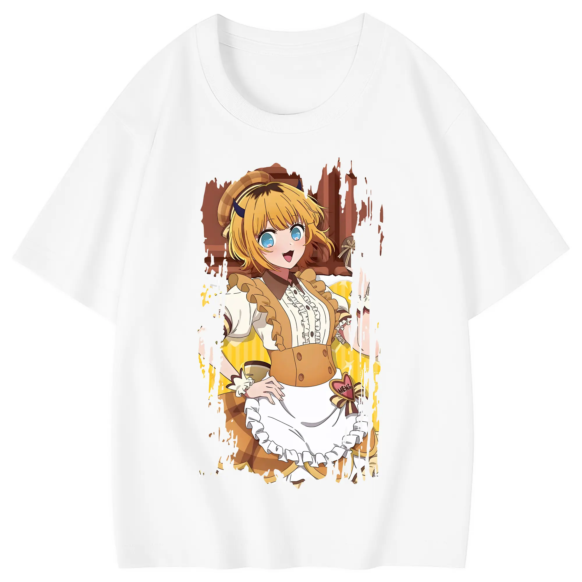 推しの子 グッズ,MEMちょ - 綿100％ キッズTシャツ ・ フロントプリント ・ 快適 通気性 ・ スポーツ カジュアル 散歩用