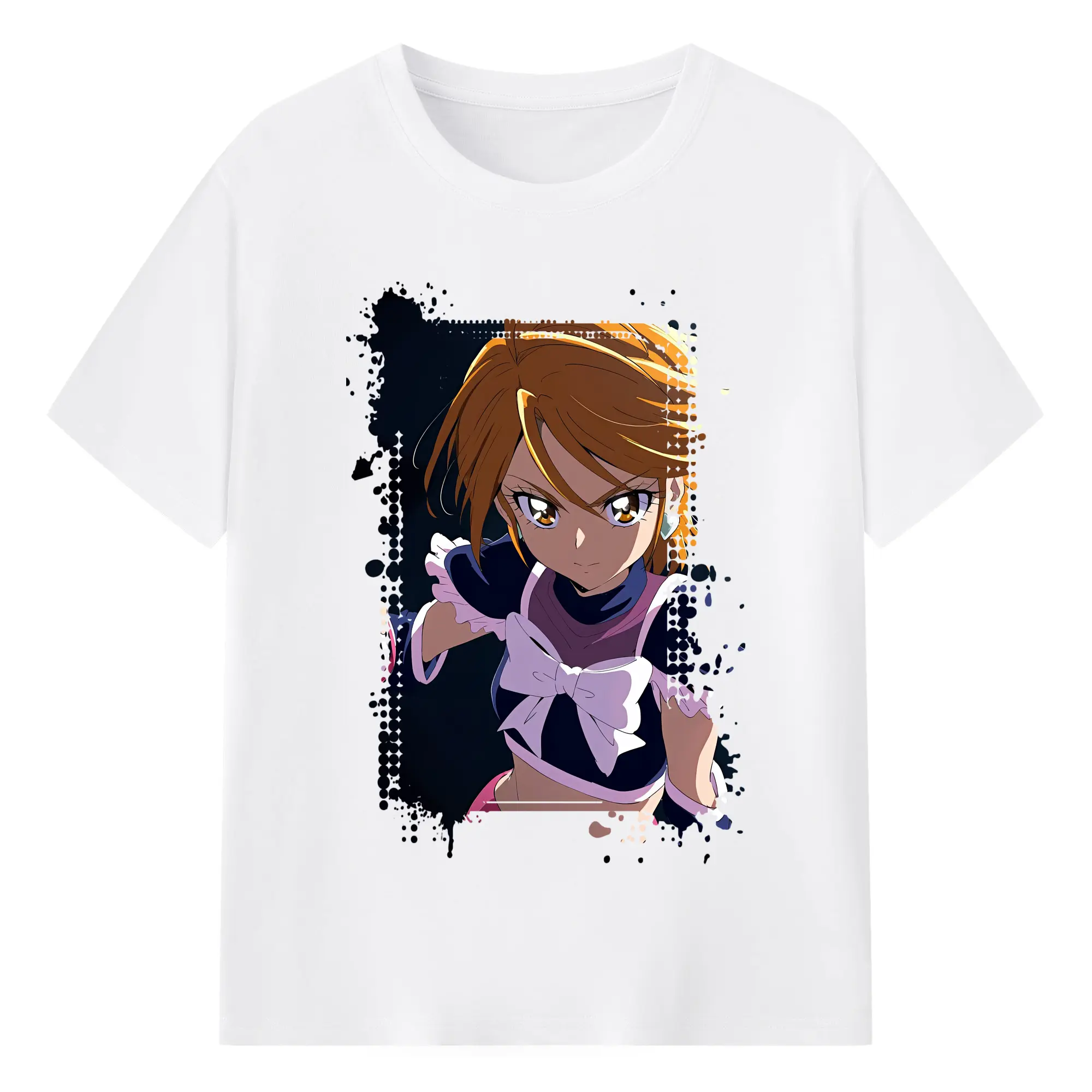 プリキュア グッズ,美墨なぎさ - 綿100％ 半袖Tシャツ ・ フロントプリント ・ 快適 通気性 ・ 日常使い 散歩 スポーツ用