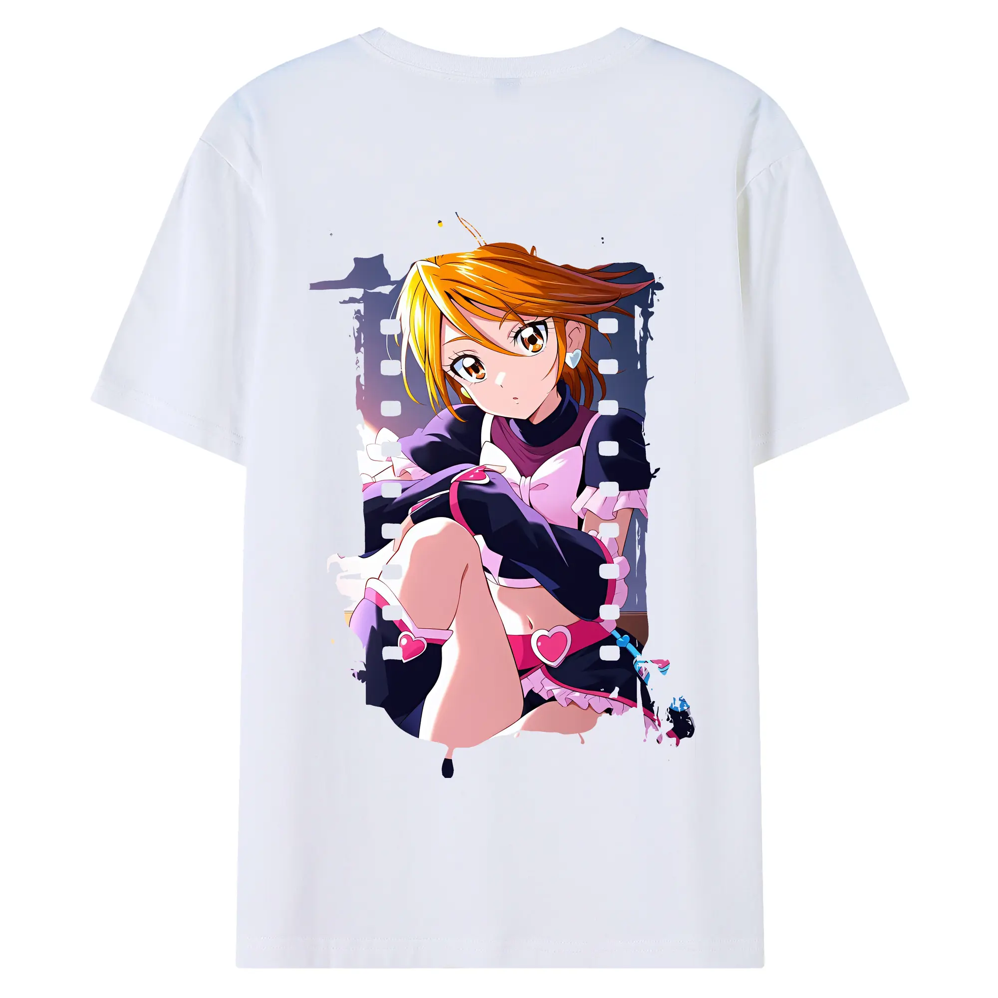 プリキュア グッズ,美墨なぎさ - 綿100％ 半袖Tシャツ ・ バックプリント ・ 快適 通気性 ・ 日常使い 散歩 スポーツ用