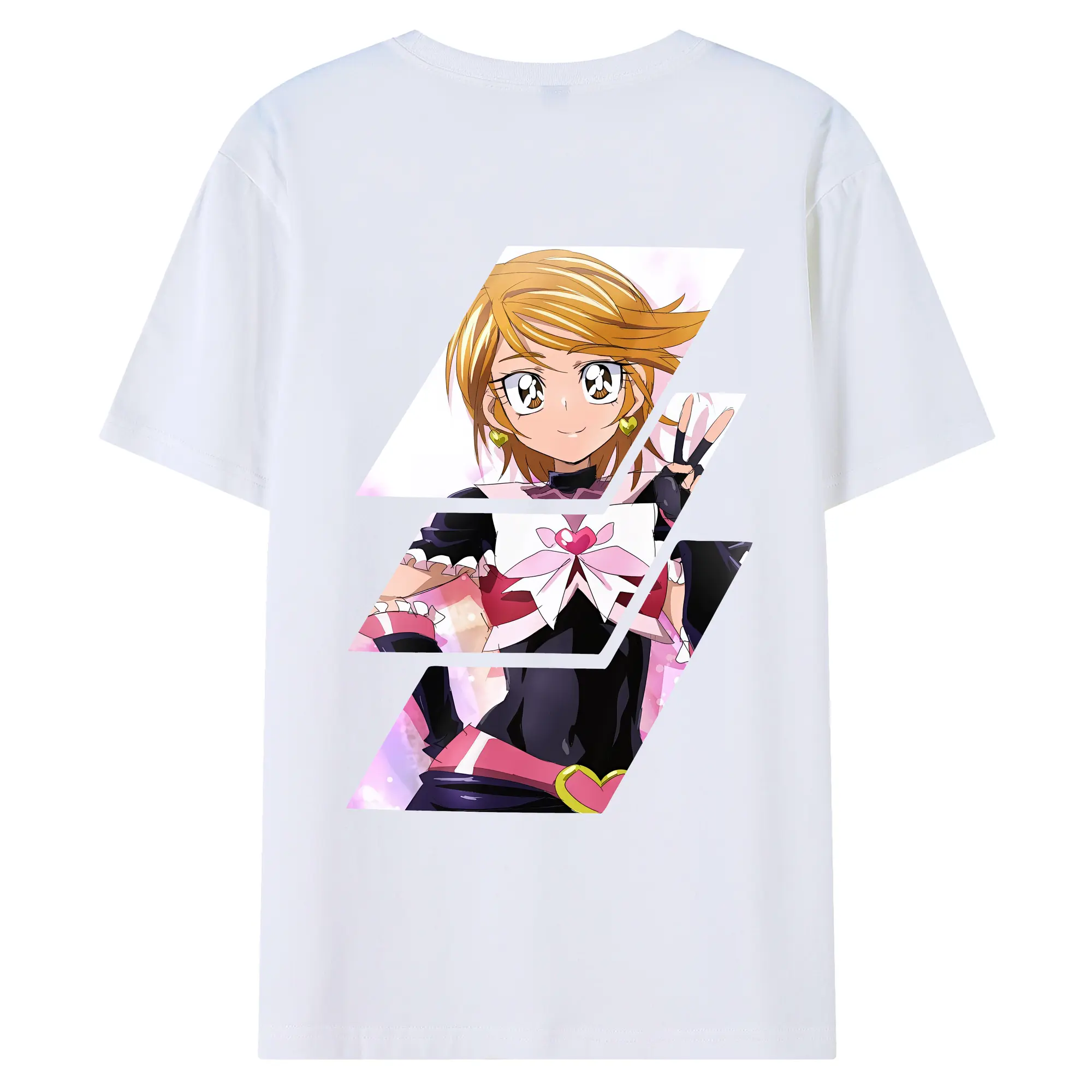プリキュア グッズ,美墨なぎさ - 綿100％ 半袖Tシャツ ・ バックプリント ・ 快適 通気性 ・ 日常使い 散歩 スポーツ用
