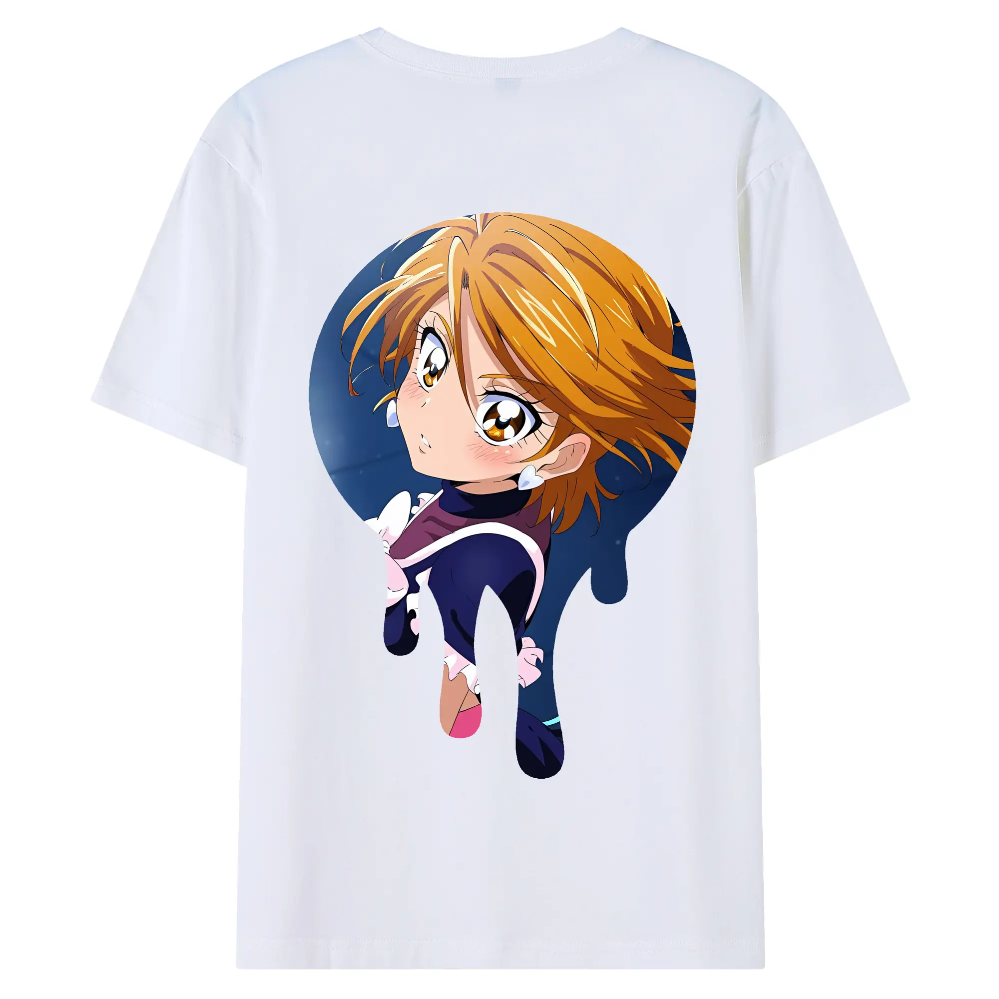 プリキュア グッズ,美墨なぎさ - 綿100％ 半袖Tシャツ ・ バックプリント ・ 快適 通気性 ・ 日常使い 散歩 スポーツ用