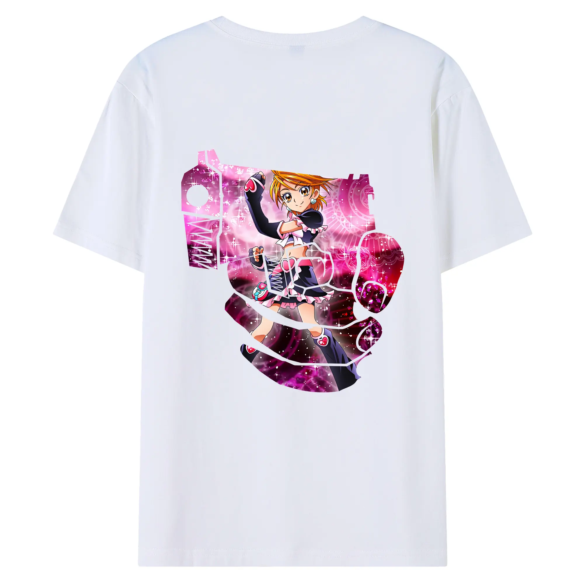 プリキュア グッズ,美墨なぎさ - 綿100％ 半袖Tシャツ ・ バックプリント ・ 快適 通気性 ・ 日常使い 散歩 スポーツ用