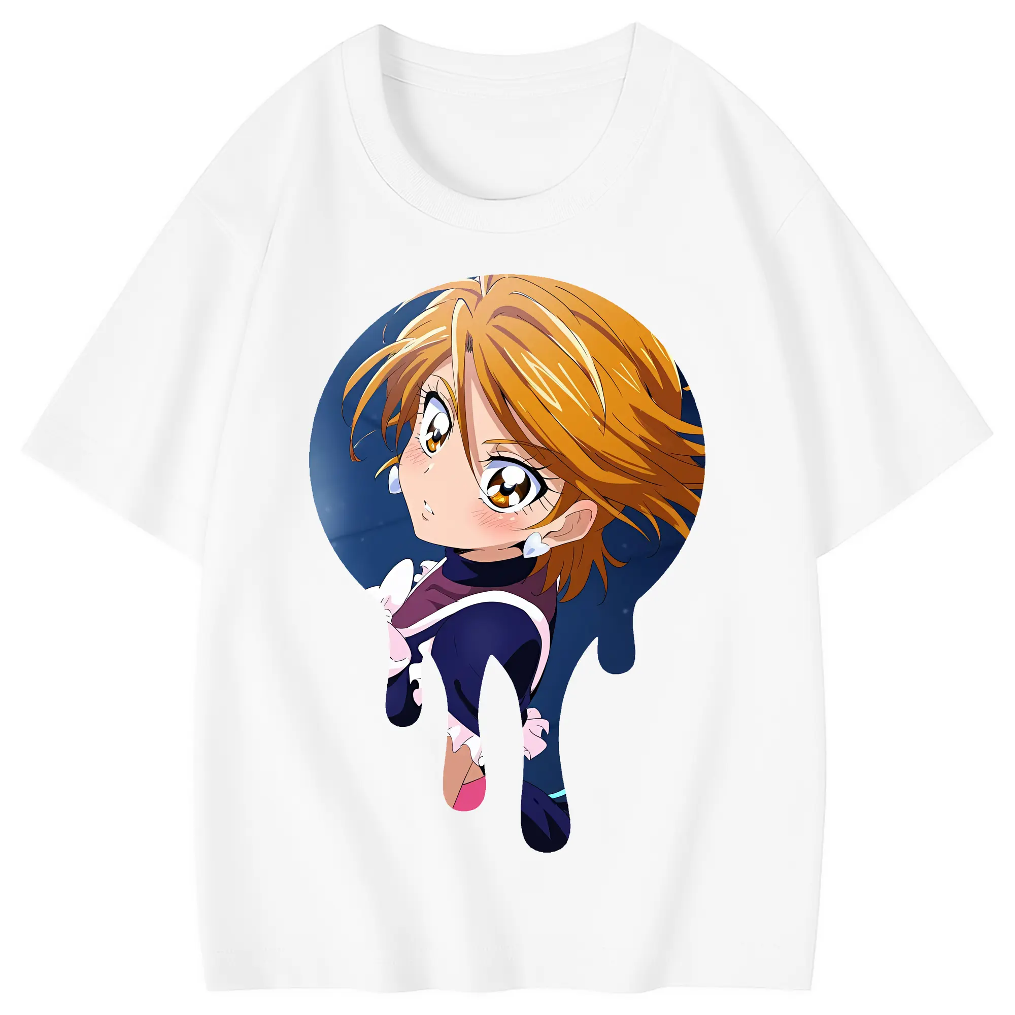 プリキュア グッズ,美墨なぎさ - 綿100％ キッズTシャツ ・ フロントプリント ・ 快適 通気性 ・ スポーツ カジュアル 散歩用