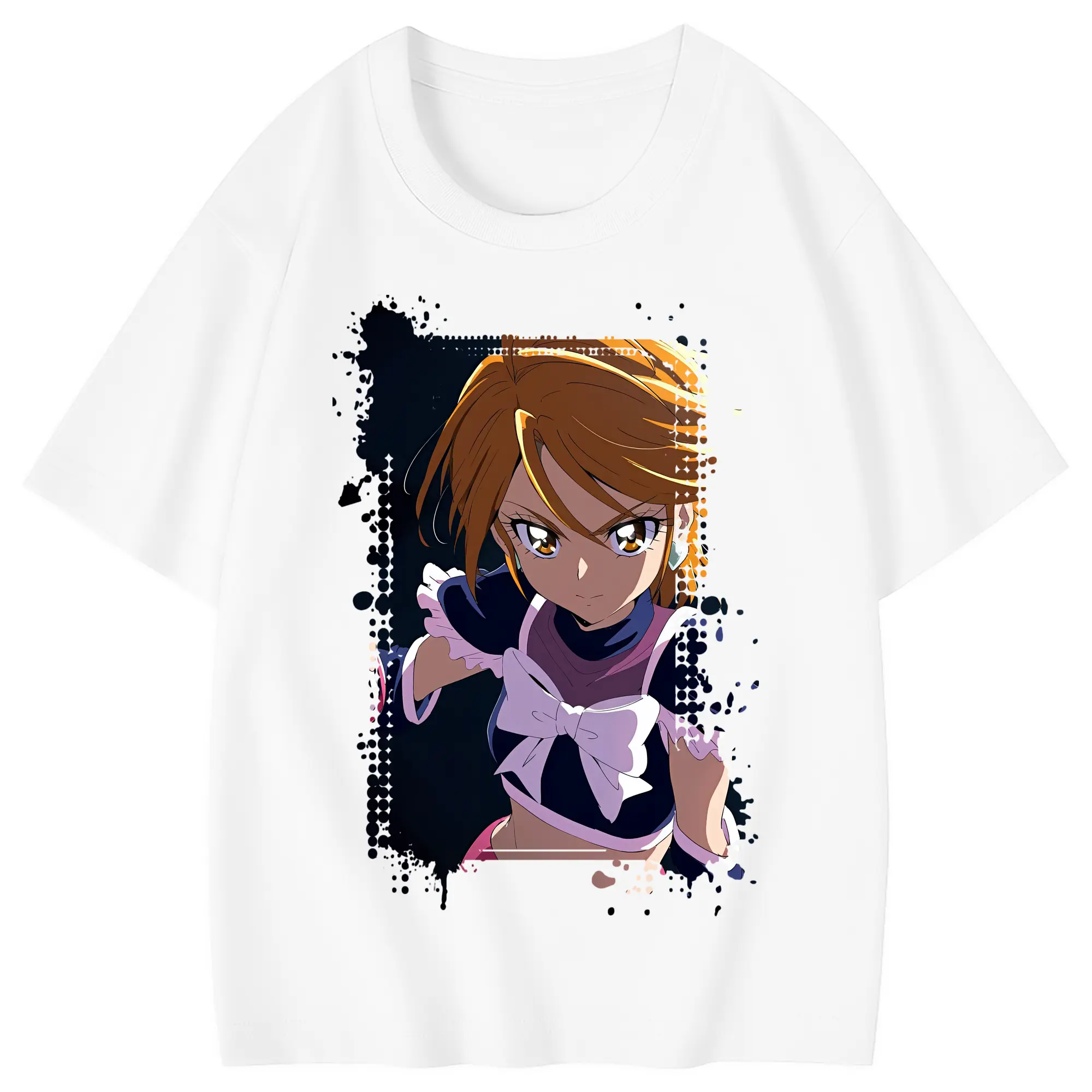 プリキュア グッズ,美墨なぎさ - 綿100％ キッズTシャツ ・ フロントプリント ・ 快適 通気性 ・ スポーツ カジュアル 散歩用