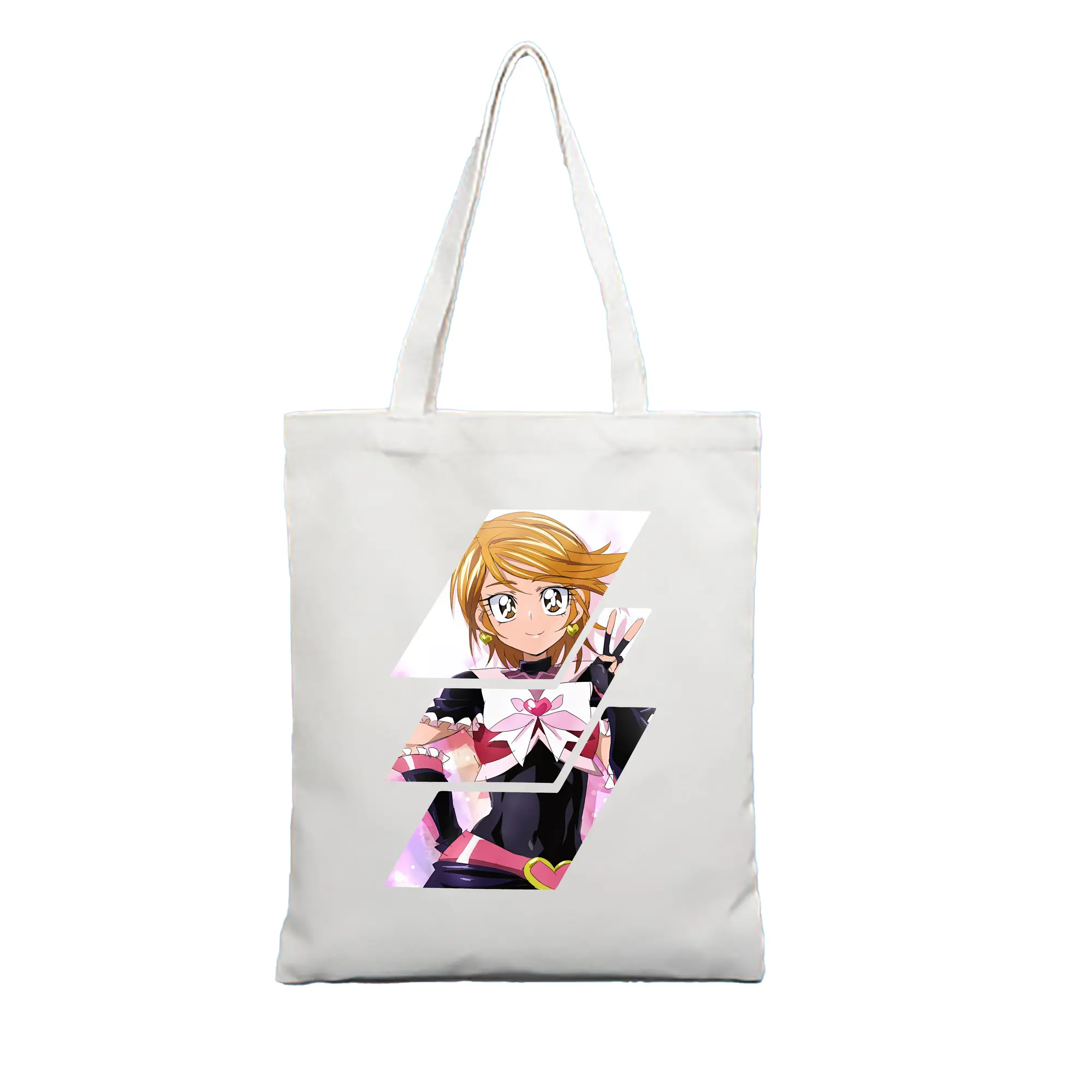 プリキュア グッズ,美墨なぎさ - 縦型キャンバス手提げバッグ（トートバッグ） ・ キャンバス素材 ・ ショッピング用 ・ 軽量 丈夫 お手入れ簡単