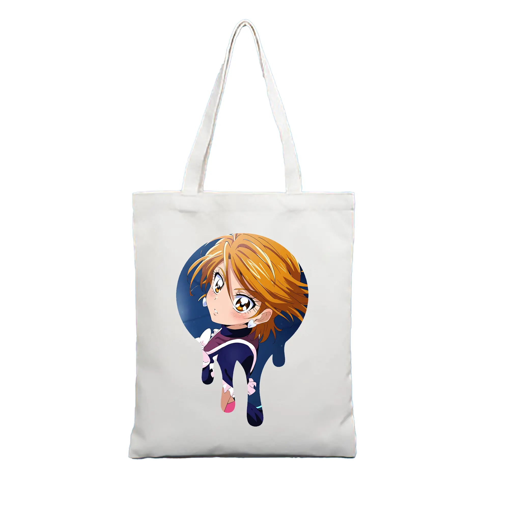 プリキュア グッズ,美墨なぎさ - 縦型キャンバス手提げバッグ（トートバッグ） ・ キャンバス素材 ・ ショッピング用 ・ 軽量 丈夫 お手入れ簡単