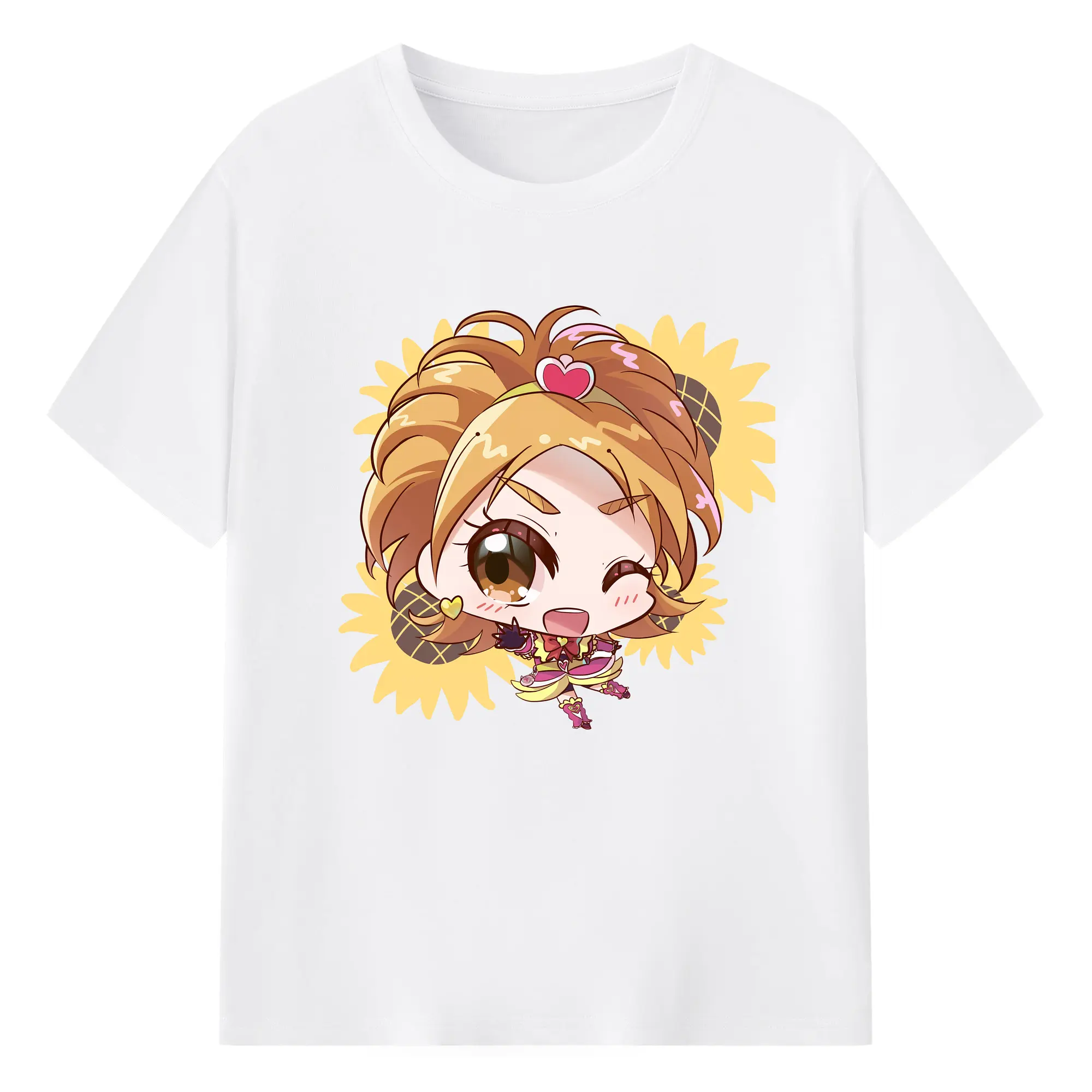 プリキュア グッズ,美墨なぎさ - 綿100％ 半袖Tシャツ ・ フロントプリント ・ 快適 通気性 ・ 日常使い 散歩 スポーツ用