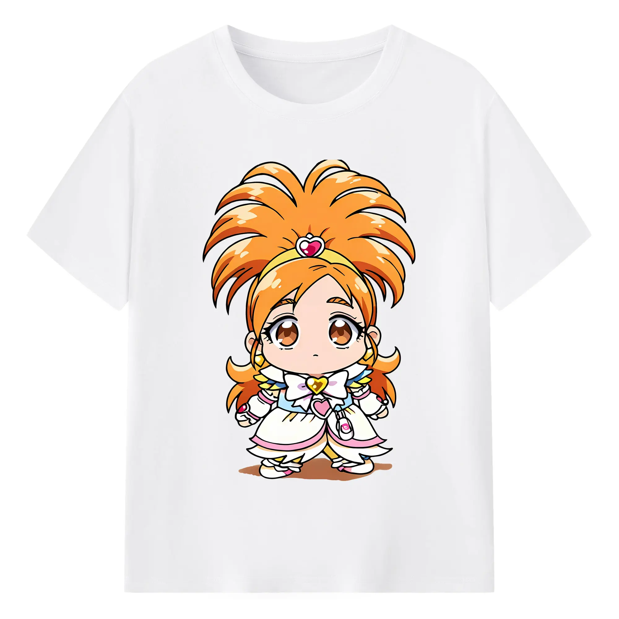 プリキュア グッズ,美墨なぎさ - 綿100％ 半袖Tシャツ ・ フロントプリント ・ 快適 通気性 ・ 日常使い 散歩 スポーツ用