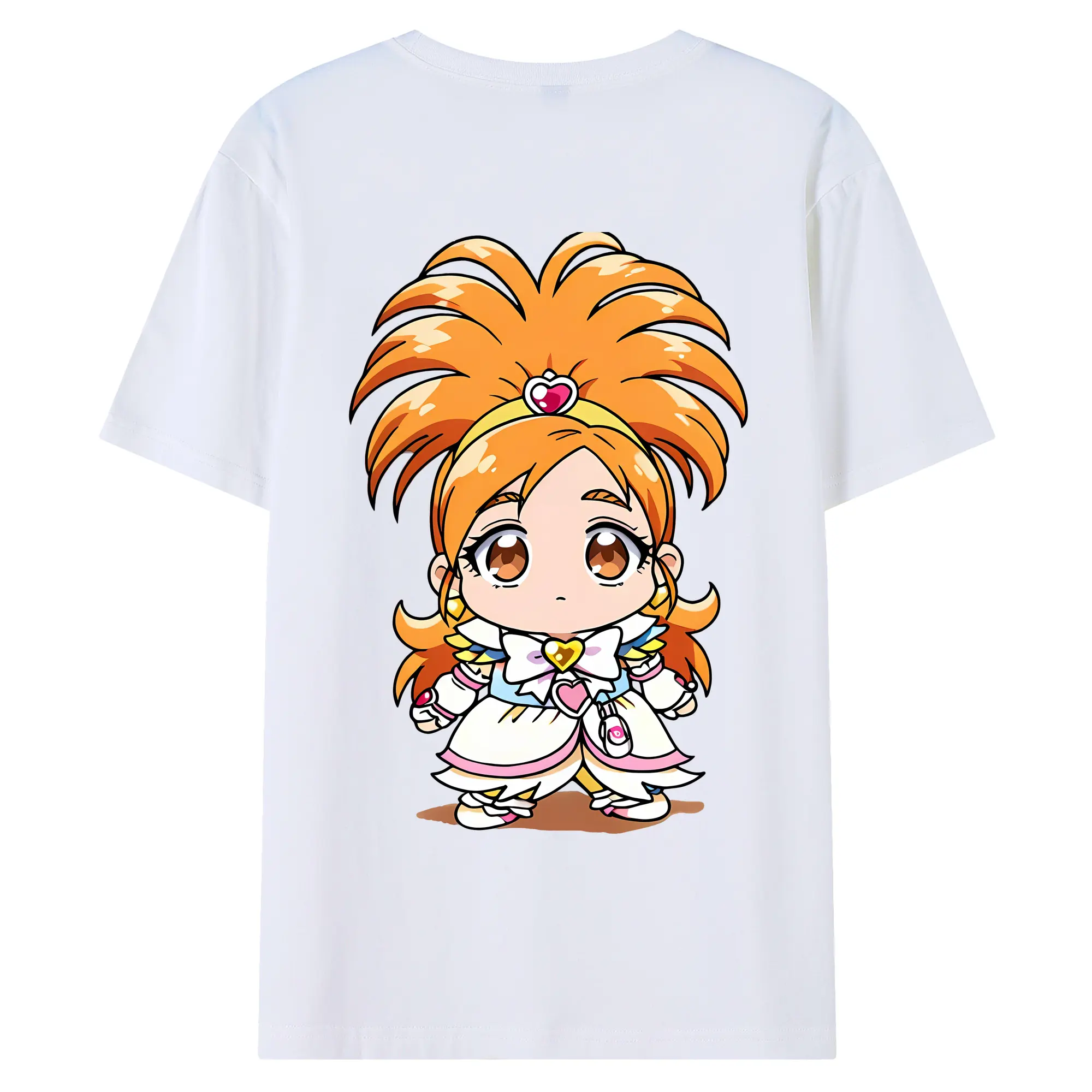 プリキュア グッズ,美墨なぎさ - 綿100％ 半袖Tシャツ ・ バックプリント ・ 快適 通気性 ・ 日常使い 散歩 スポーツ用