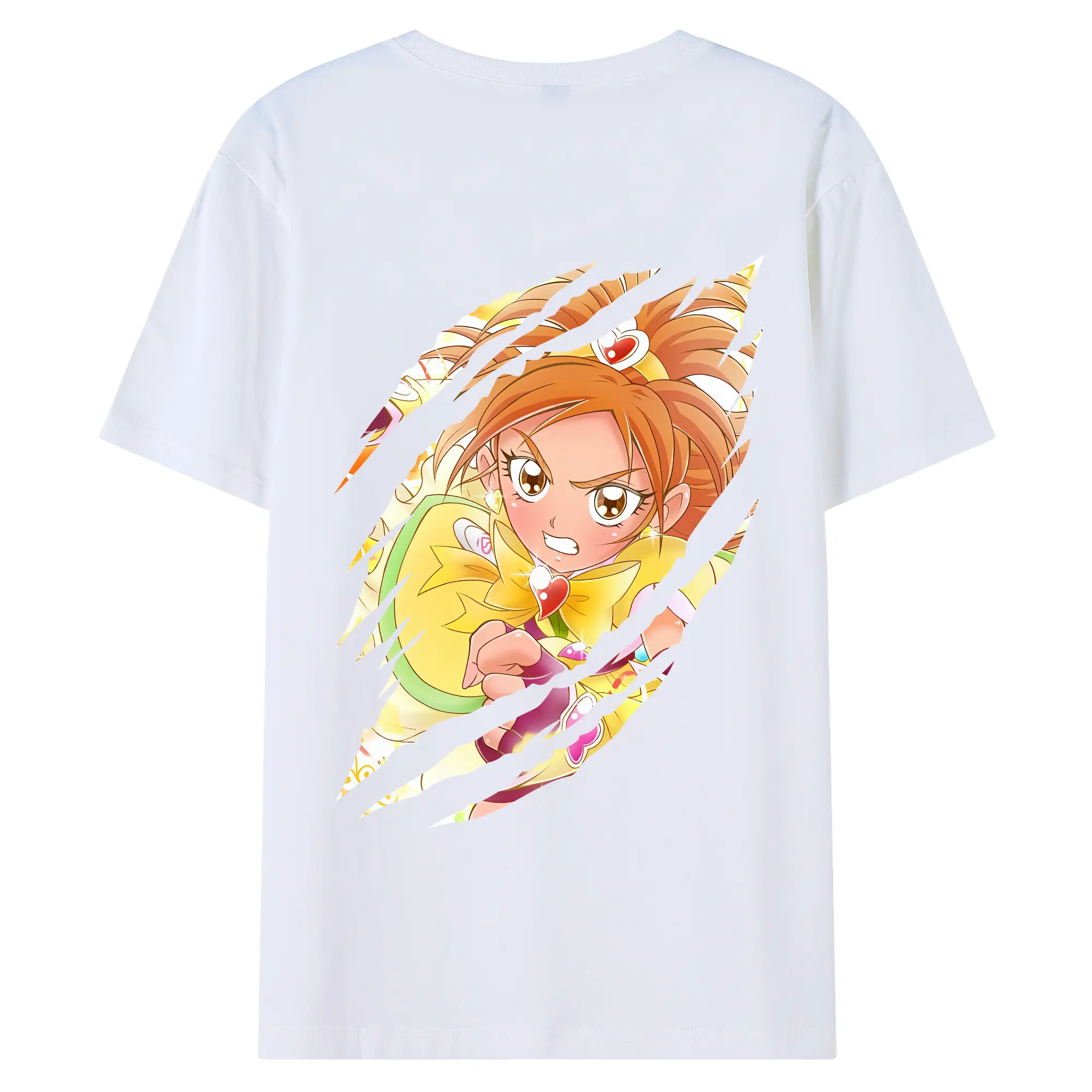 プリキュア グッズ,美墨なぎさ - 綿100％ 半袖Tシャツ ・ バックプリント ・ 快適 通気性 ・ 日常使い 散歩 スポーツ用