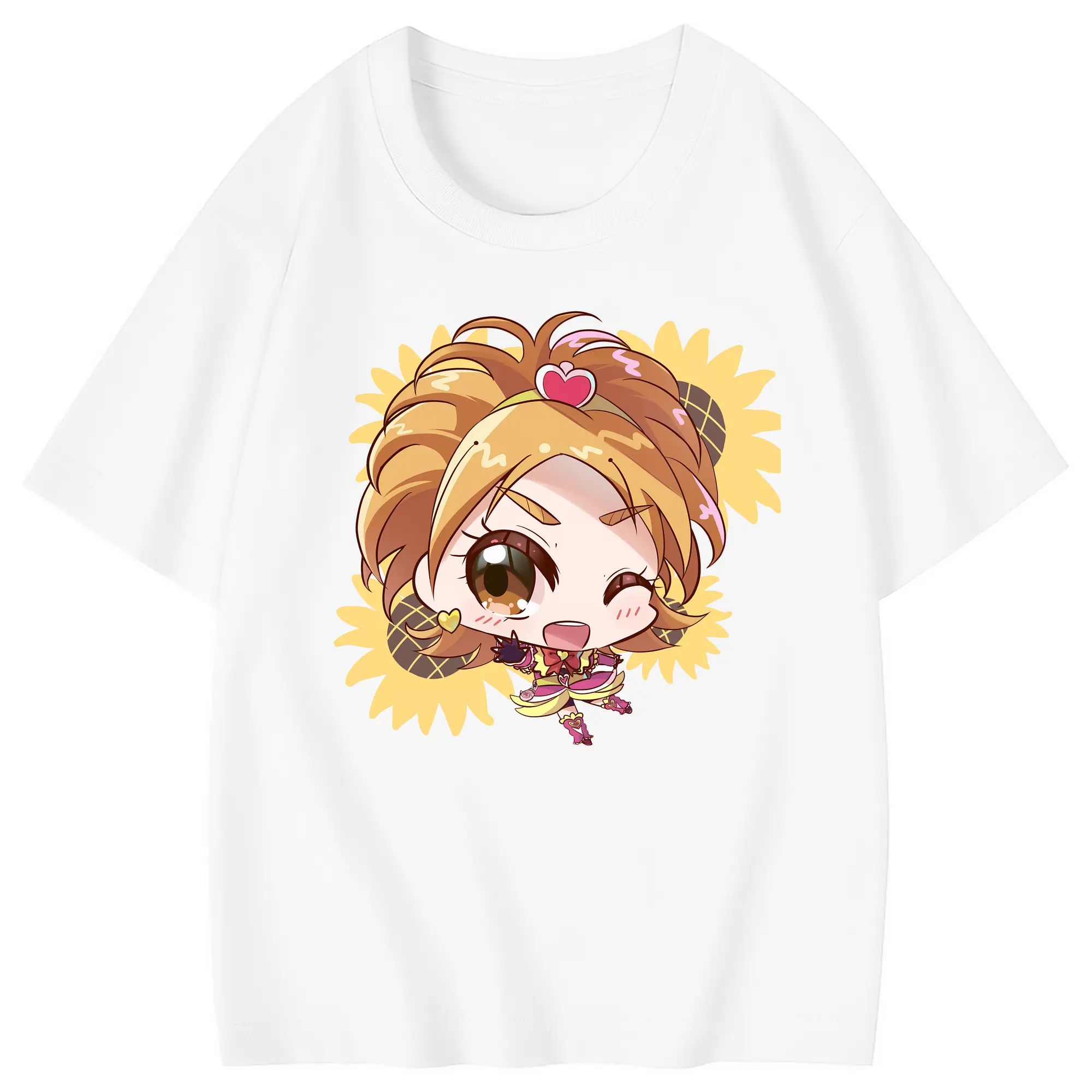 プリキュア グッズ,美墨なぎさ - 綿100％ キッズTシャツ ・ フロントプリント ・ 快適 通気性 ・ スポーツ カジュアル 散歩用