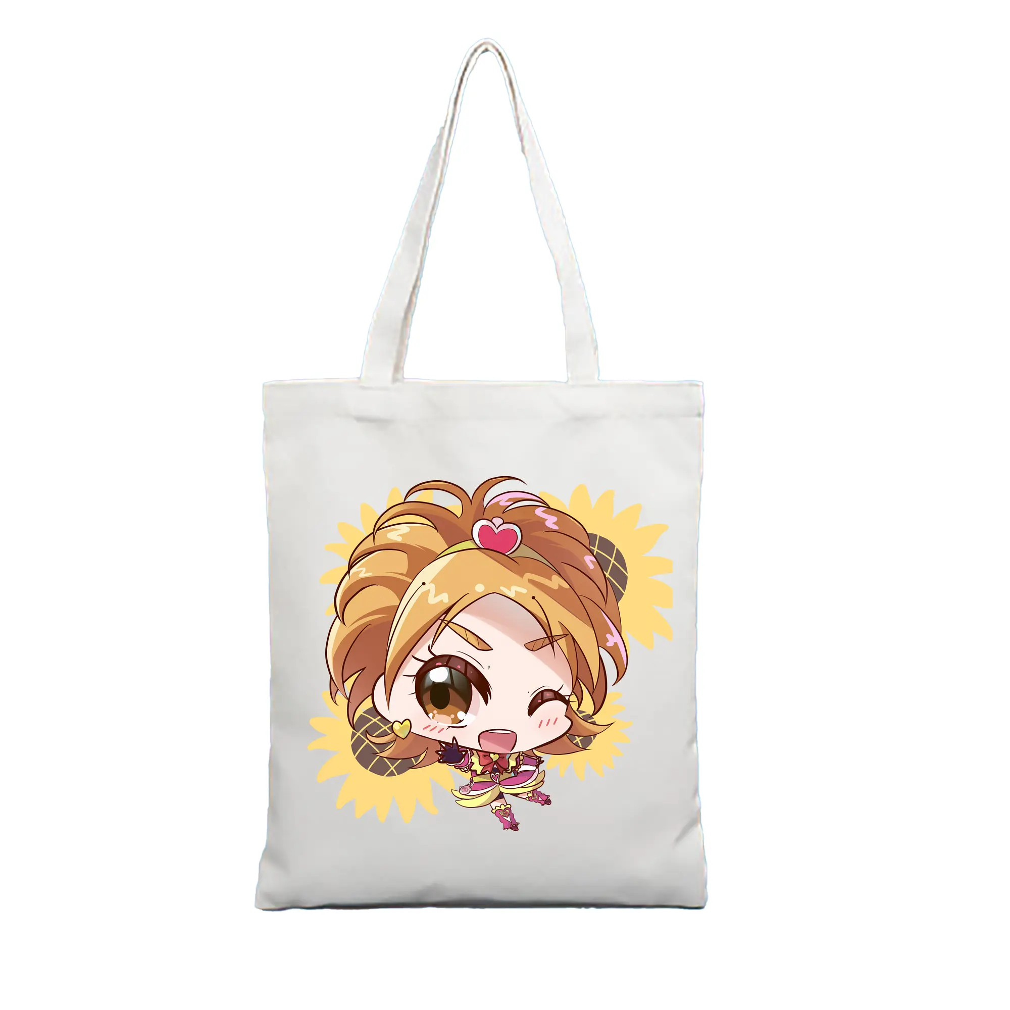 プリキュア グッズ,美墨なぎさ - 縦型キャンバス手提げバッグ（トートバッグ） ・ キャンバス素材 ・ ショッピング用 ・ 軽量 丈夫 お手入れ簡単