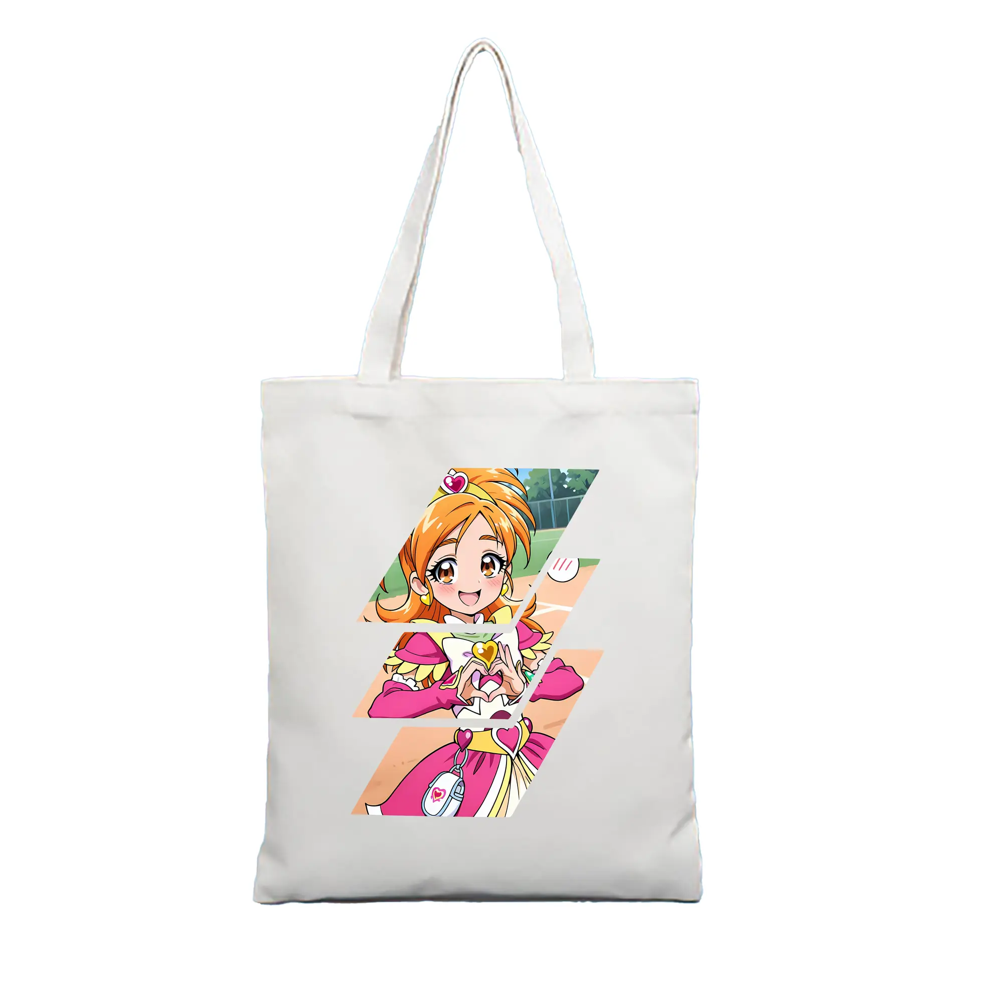 プリキュア グッズ,美墨なぎさ - 縦型キャンバス手提げバッグ（トートバッグ） ・ キャンバス素材 ・ ショッピング用 ・ 軽量 丈夫 お手入れ簡単