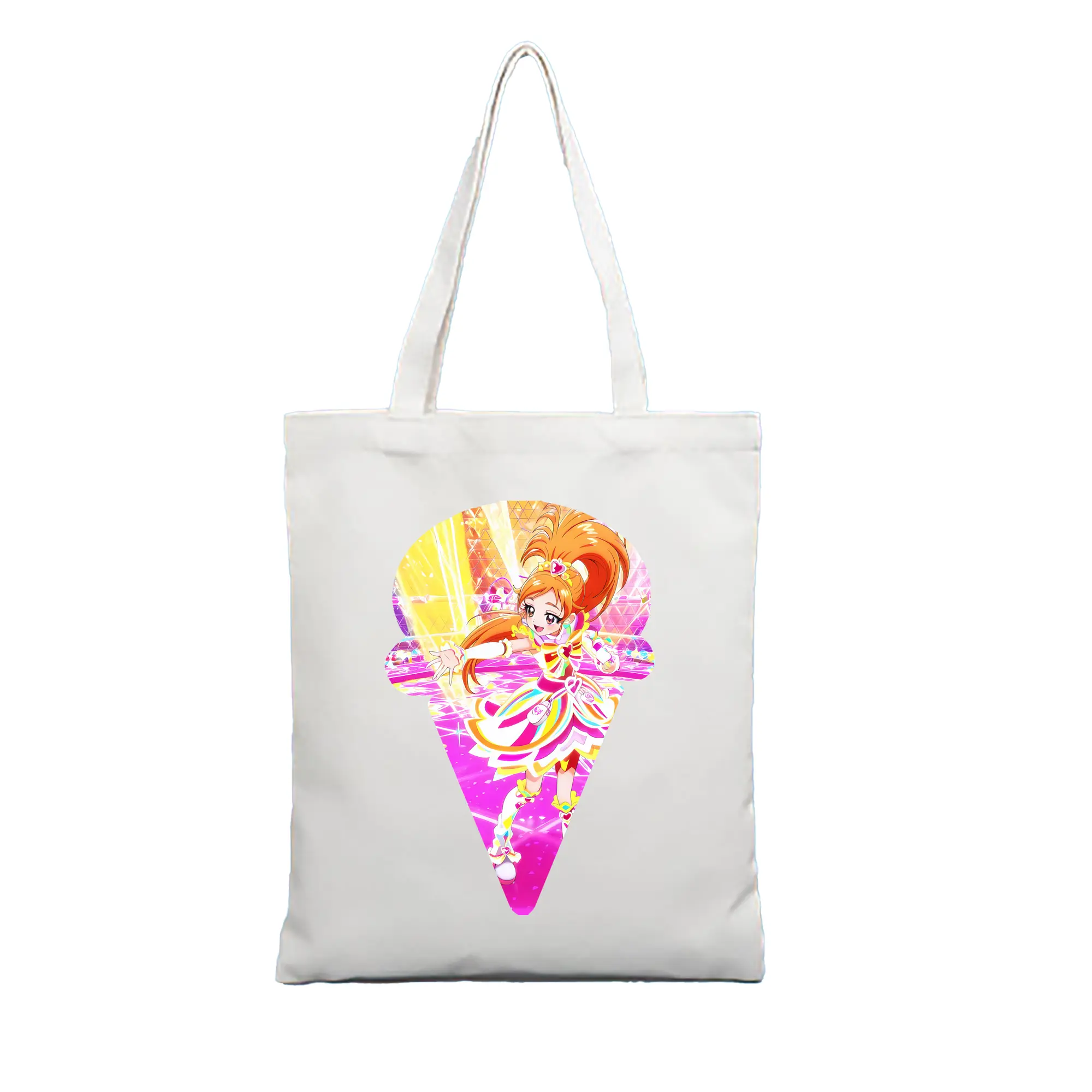 プリキュア グッズ,美墨なぎさ - 縦型キャンバス手提げバッグ（トートバッグ） ・ キャンバス素材 ・ ショッピング用 ・ 軽量 丈夫 お手入れ簡単