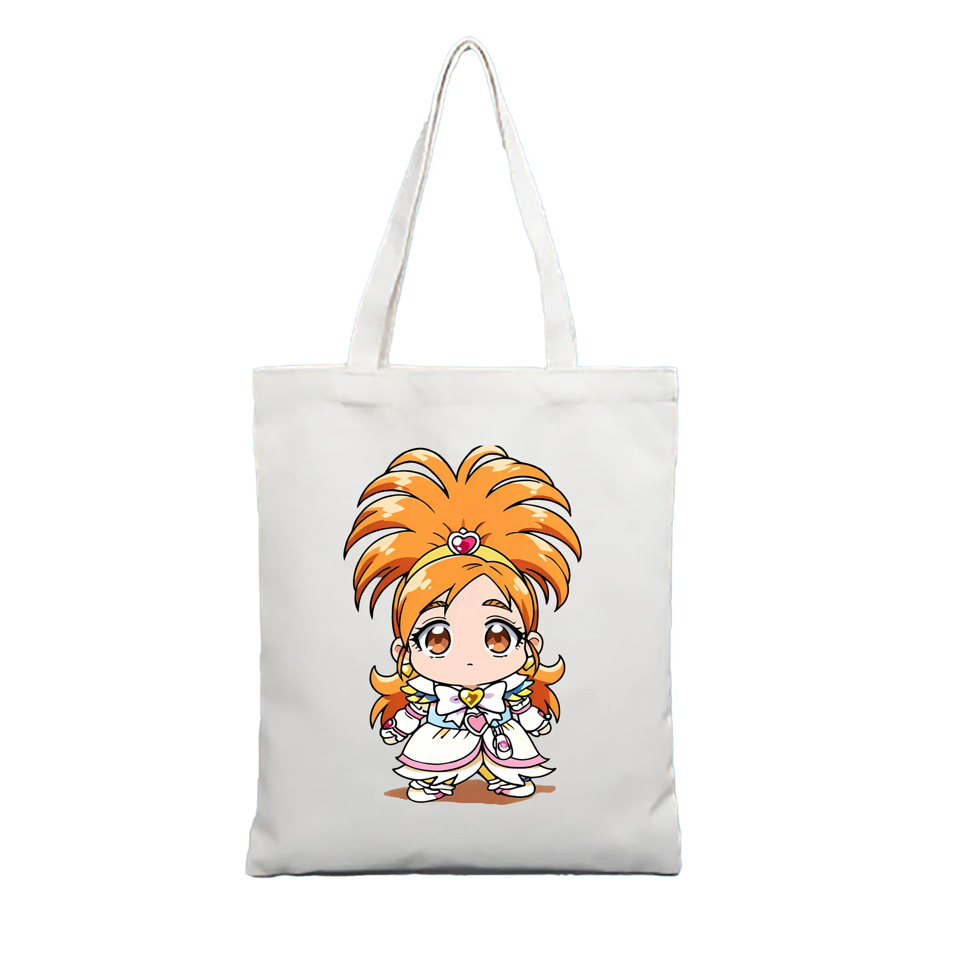 プリキュア グッズ,美墨なぎさ - 縦型キャンバス手提げバッグ（トートバッグ） ・ キャンバス素材 ・ ショッピング用 ・ 軽量 丈夫 お手入れ簡単